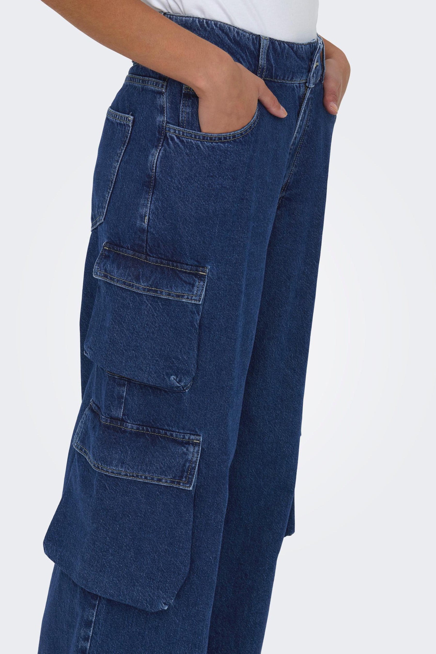 Wide jeans - light blue denim - Image 4