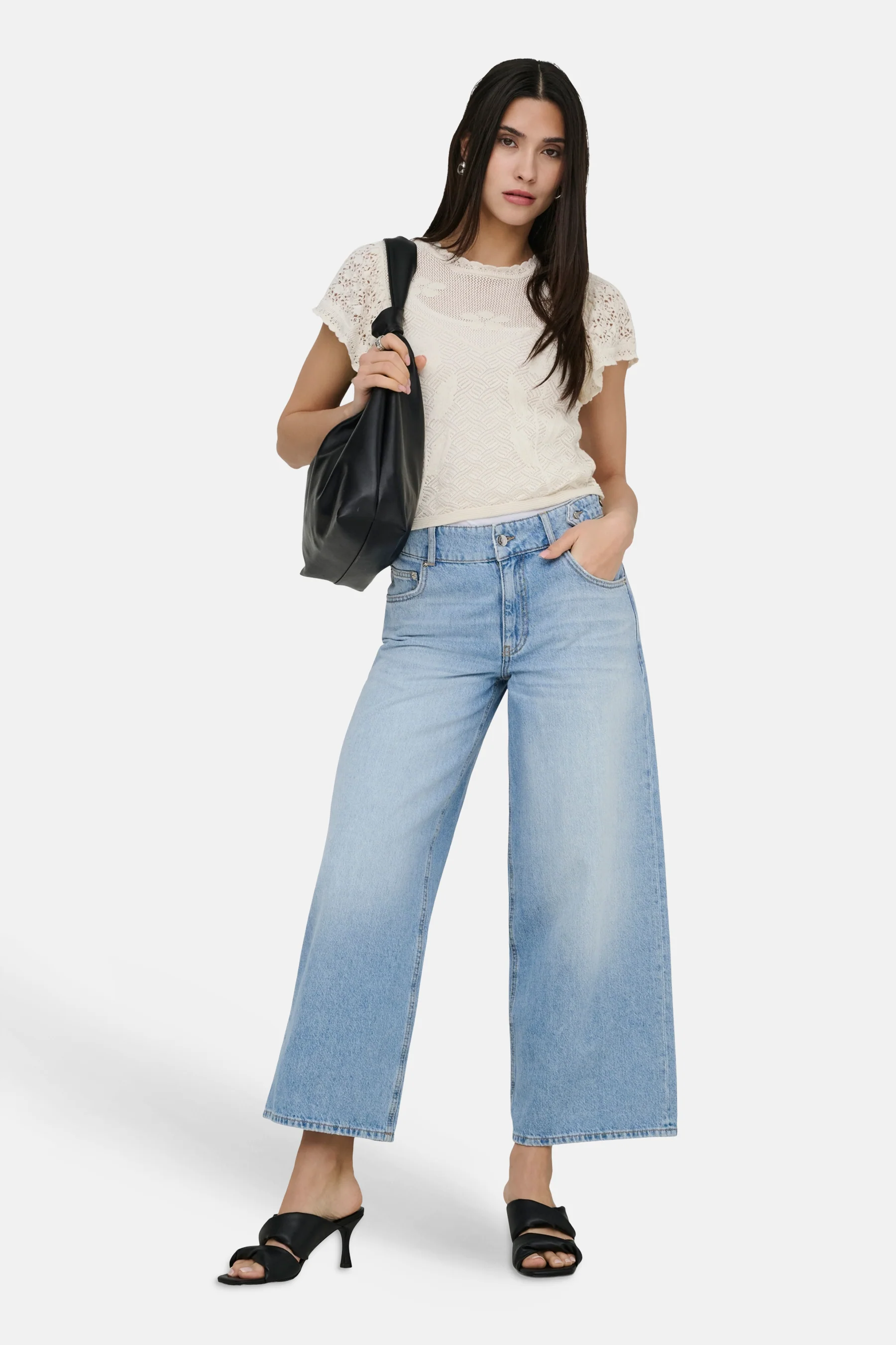 Jeans wide light blue denim - ONLY® - Image 2