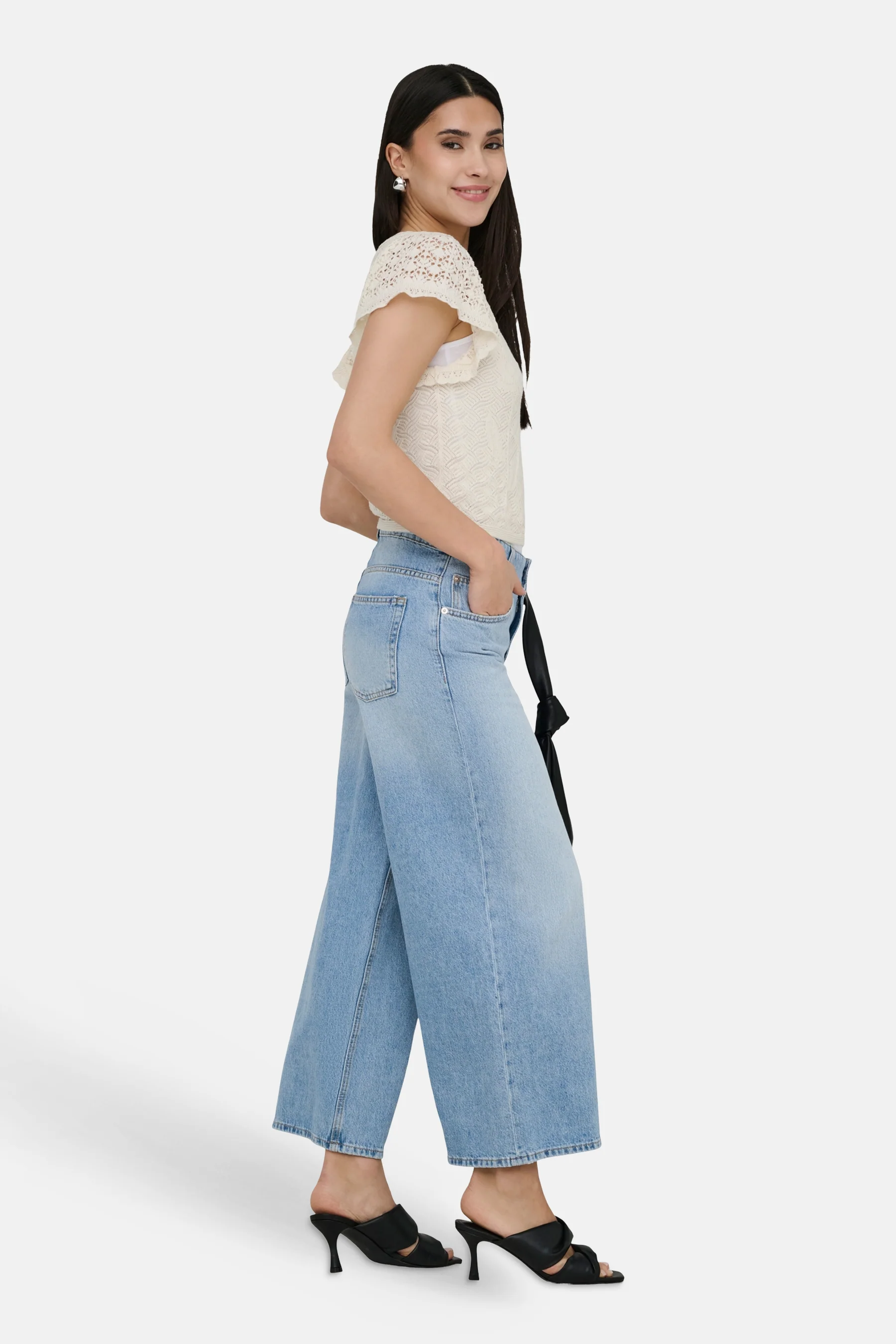 Jeans wide light blue denim - ONLY® - Image 3