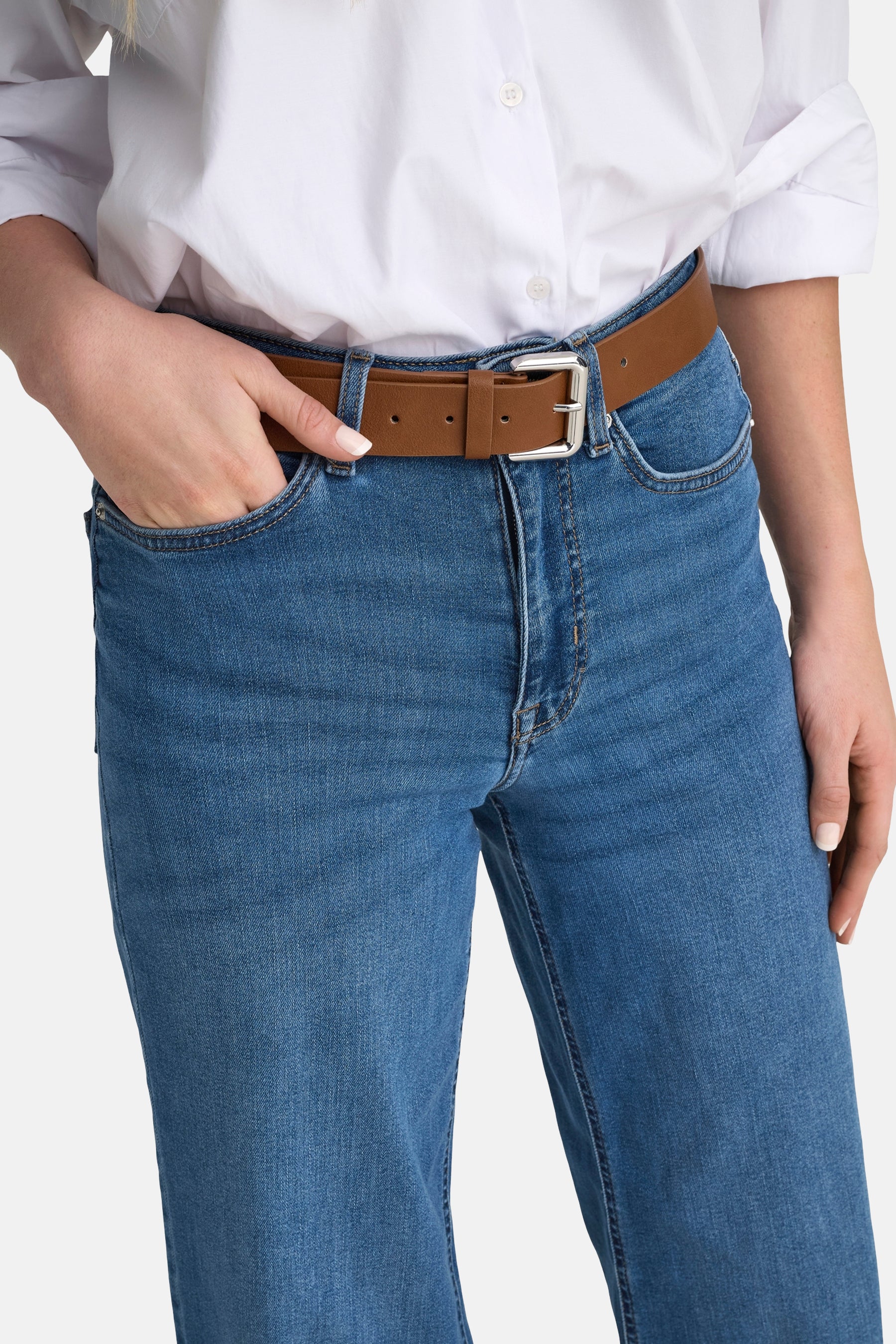 MADISON BLUSH - mid blue denim - Image 4