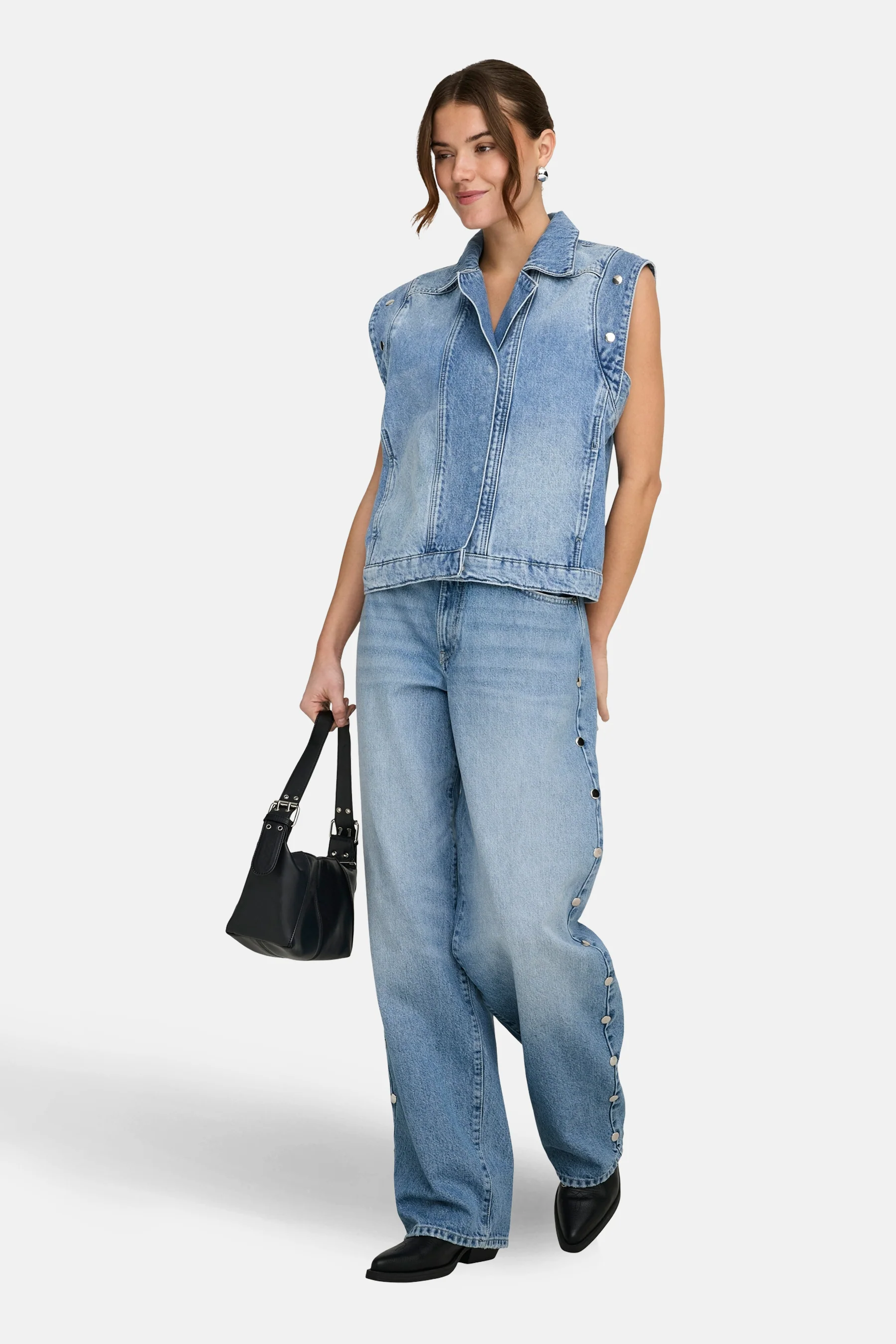 Jeansjas - mid blue denim - Image 3