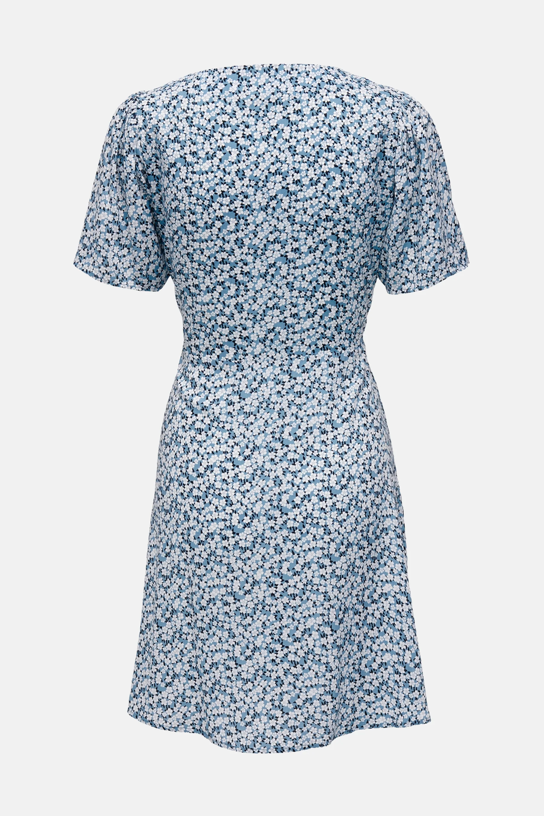 Kleedje met korte mouwen - blauw - Image 7