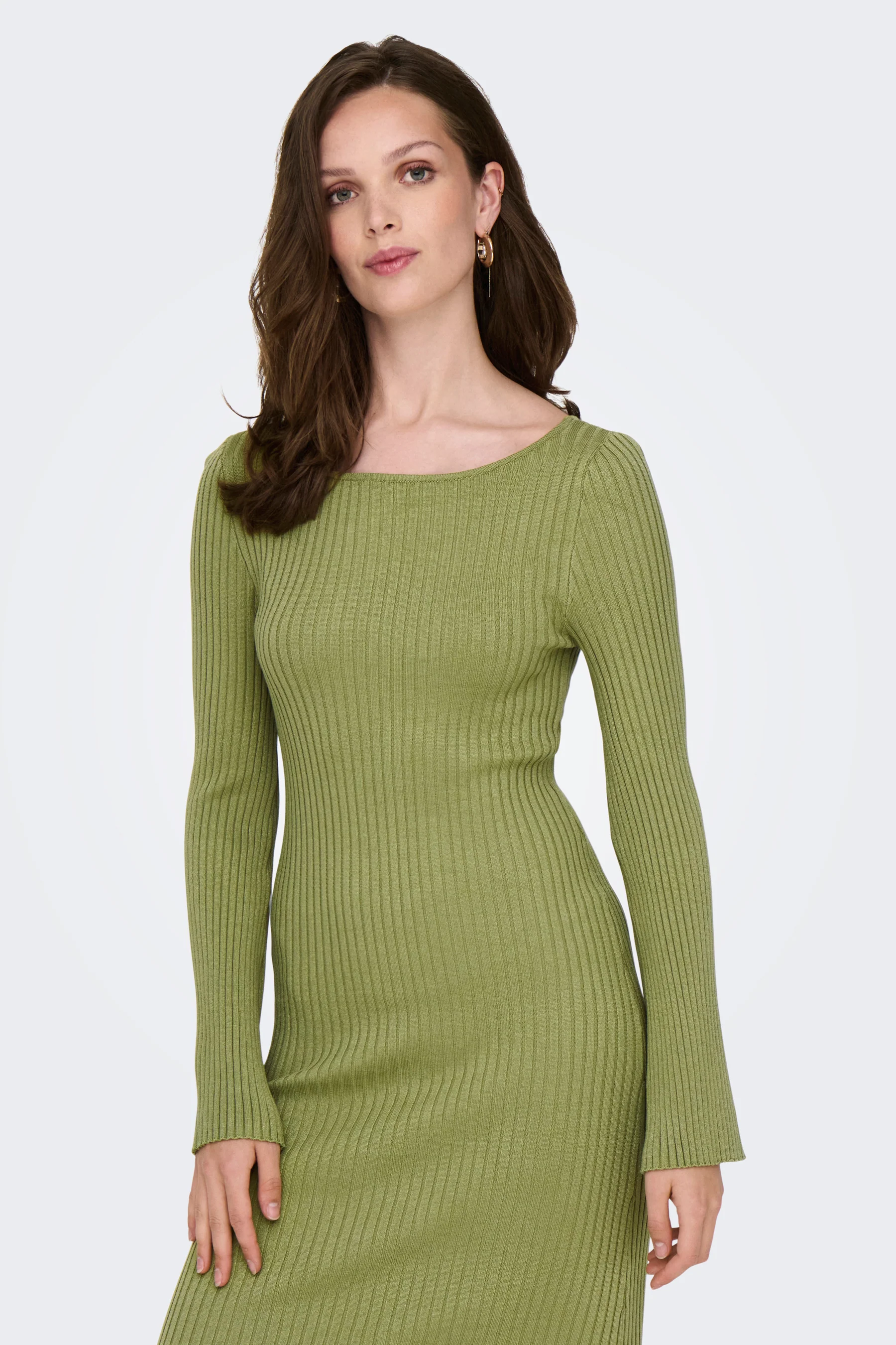Kleedje met lange mouwen - groen - Image 4