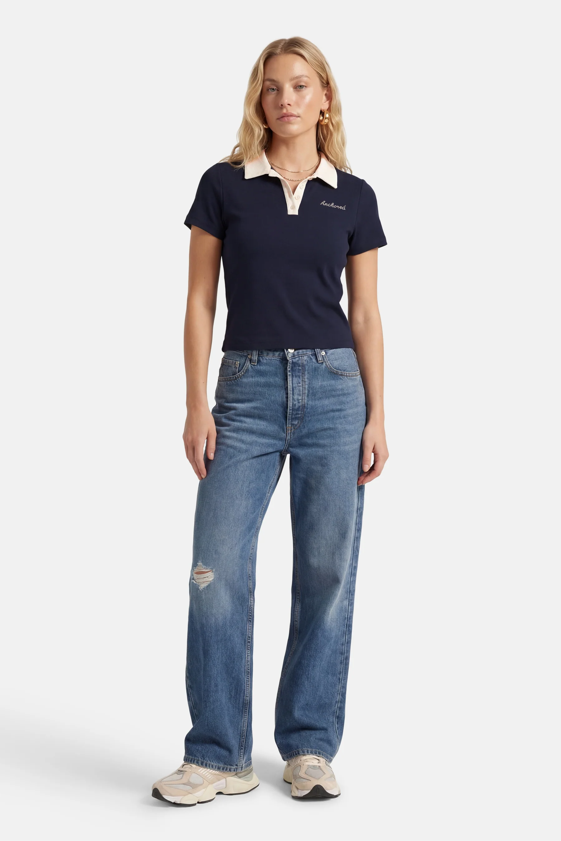 Polo met korte mouwen - blauw - Image 3