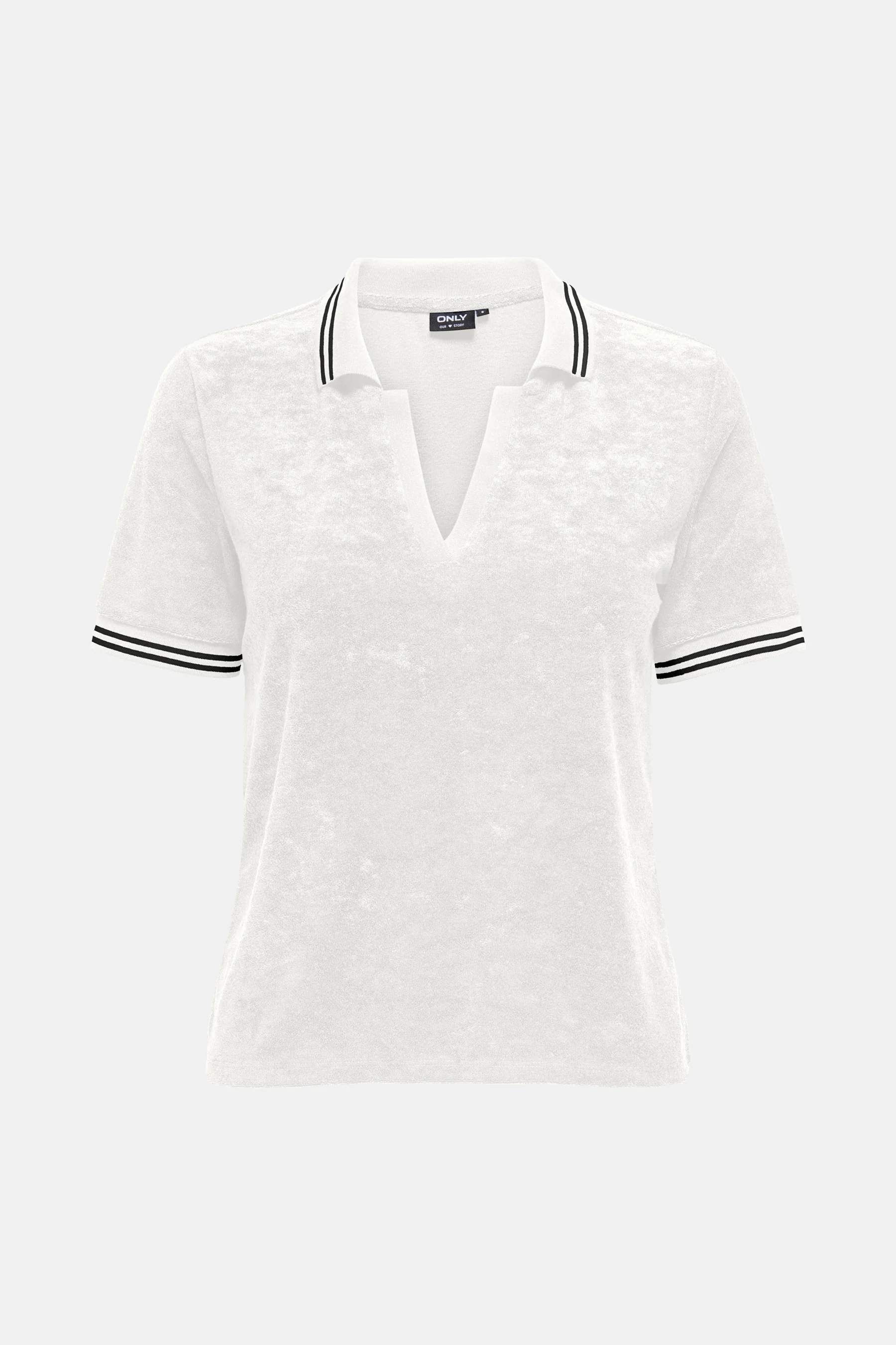 Polo met korte mouwen - wit