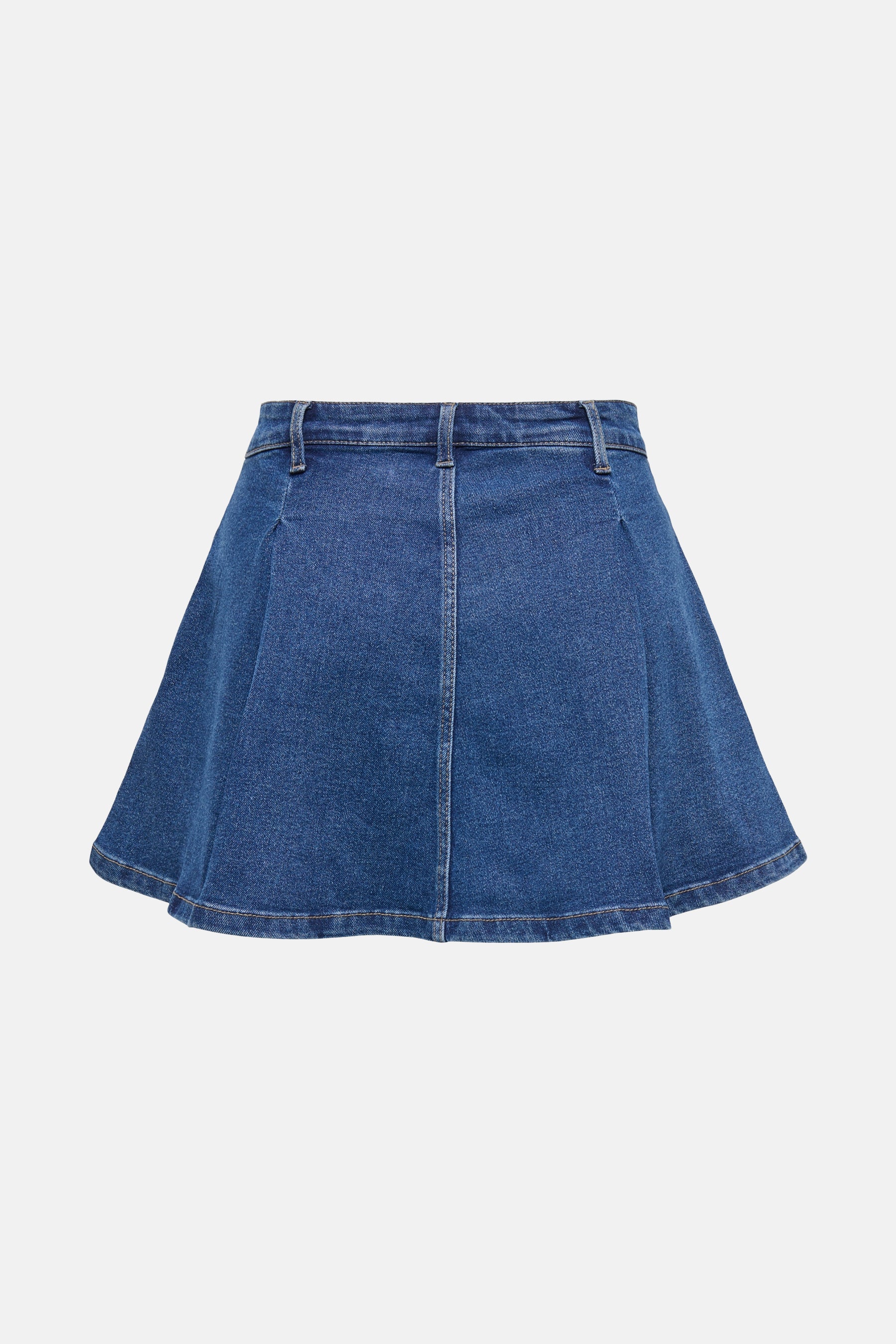 Korte rok - mid blue denim - Image 2