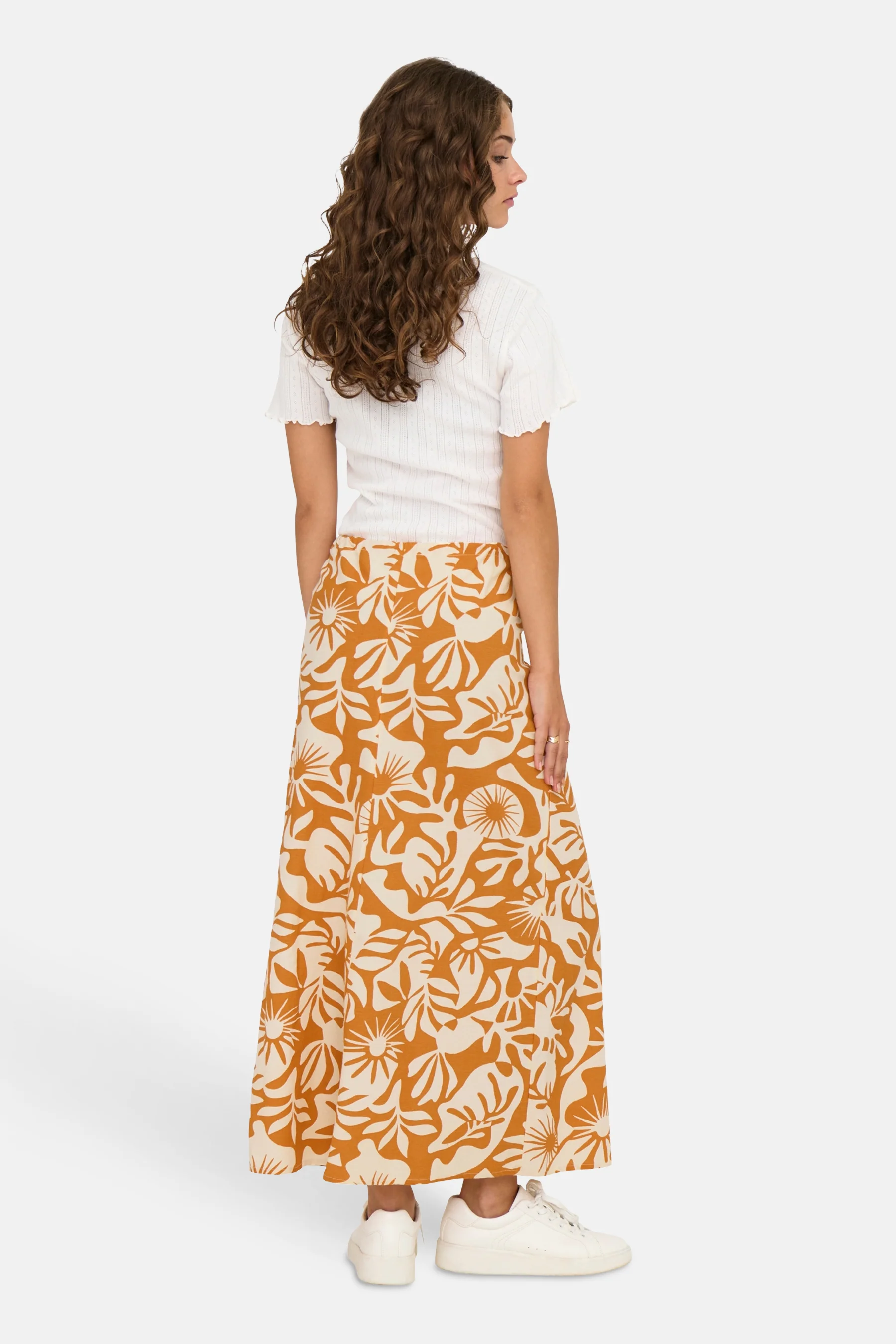 Lange rok - oranje - Image 3