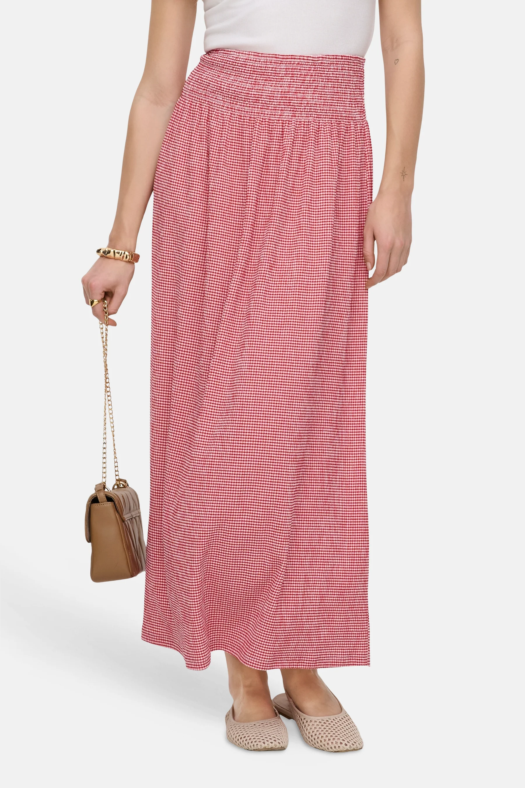 Rok (lang) rood - ONLY®