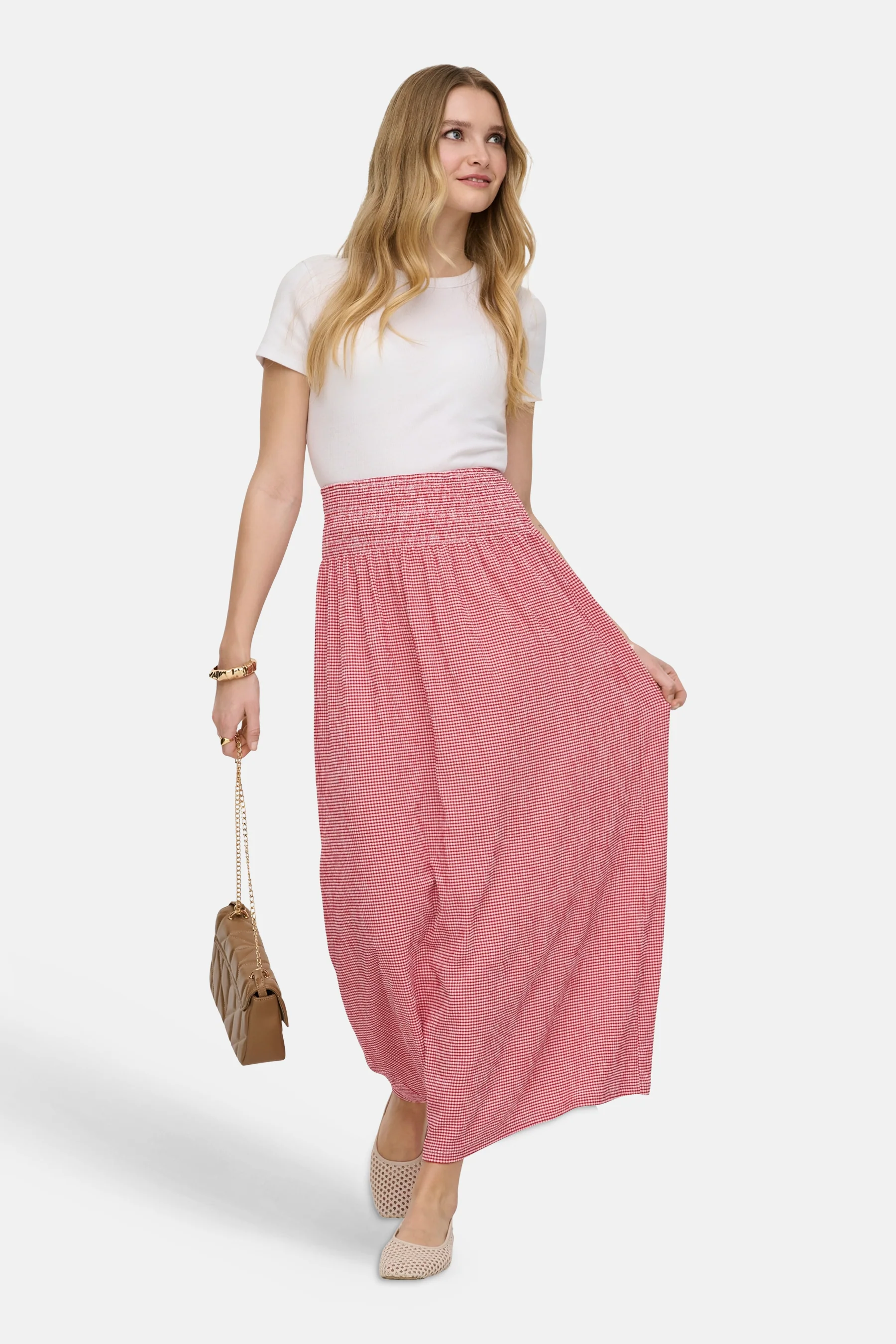 Rok (lang) rood - ONLY® - Image 4