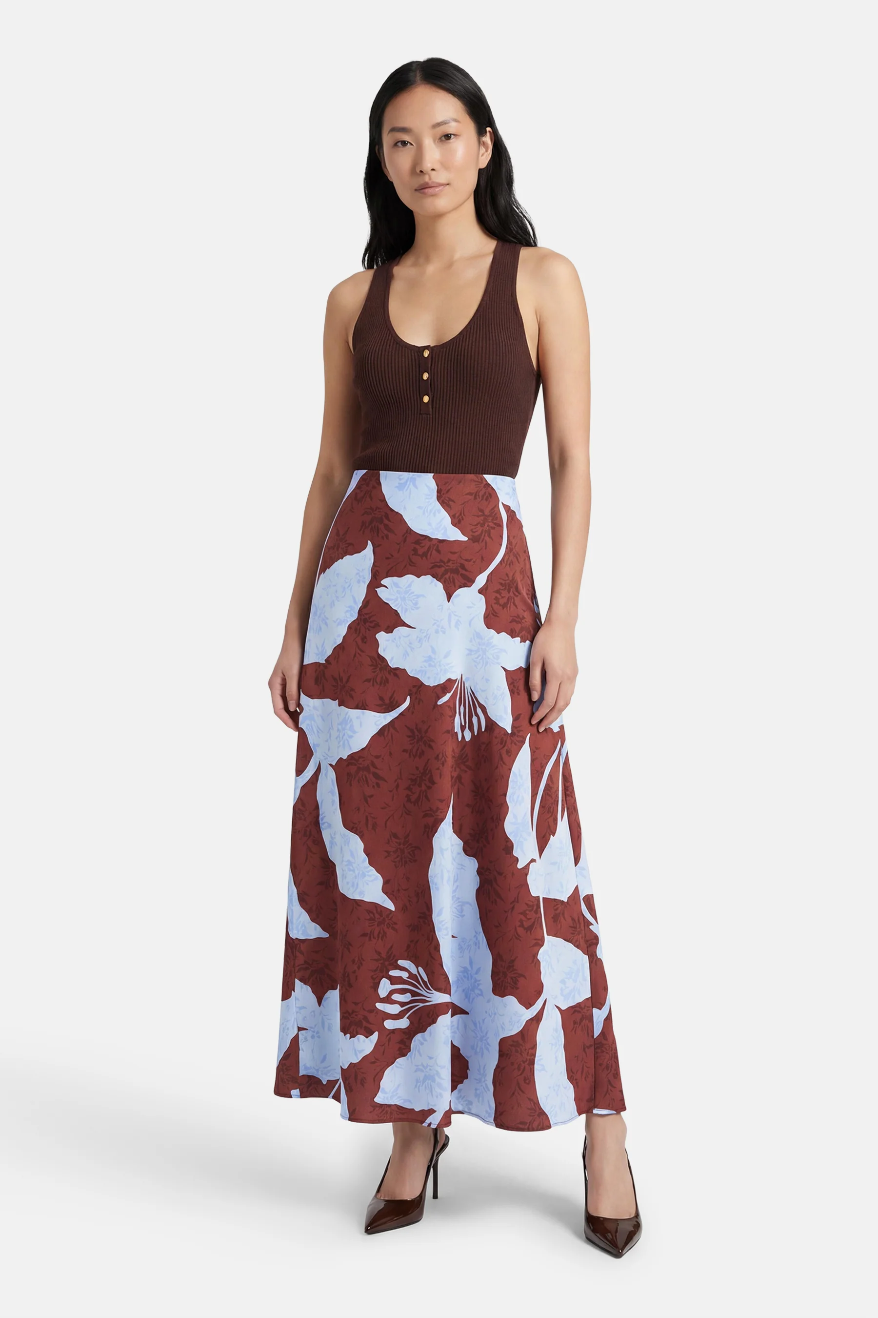 Lange rok - multicolor