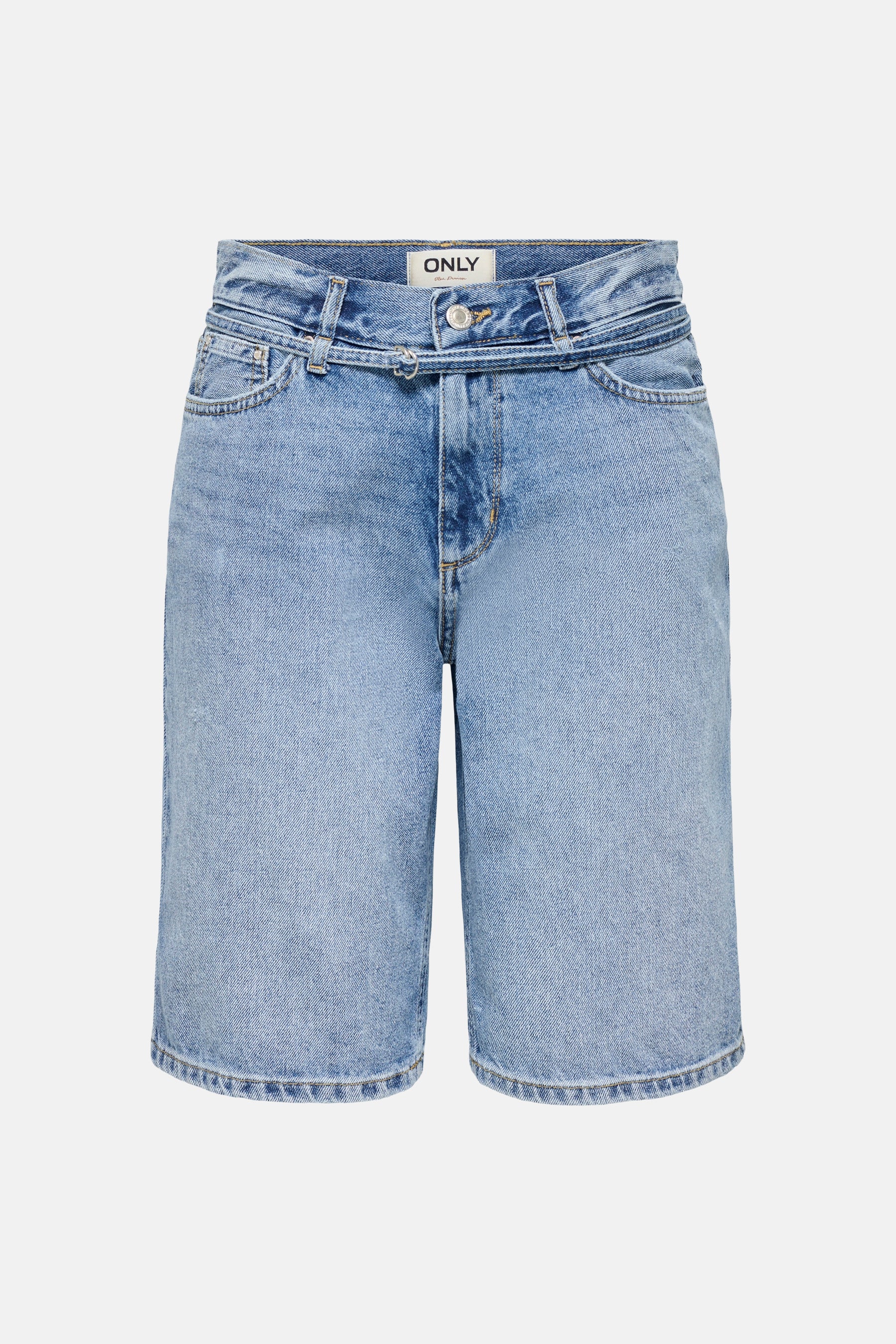 Short - mid blue denim - Image 7