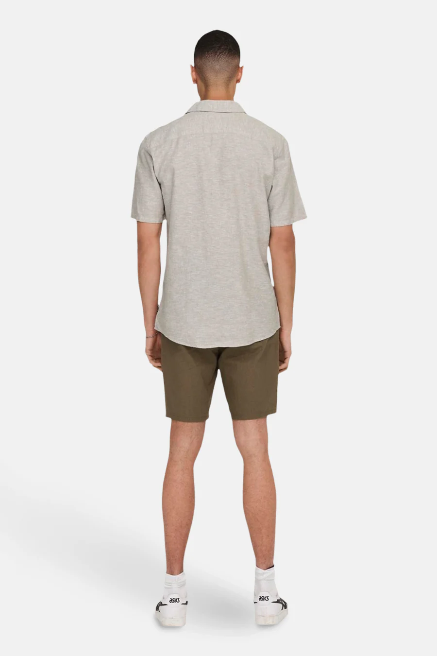 Hemd met korte mouwen - beige - Image 3