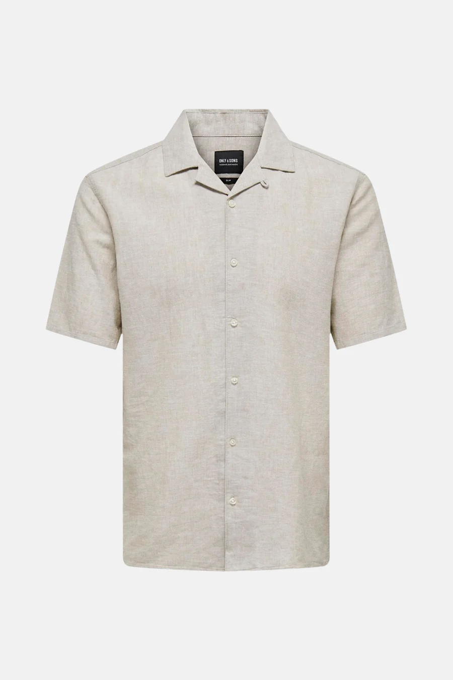 Hemd met korte mouwen - beige - Image 8