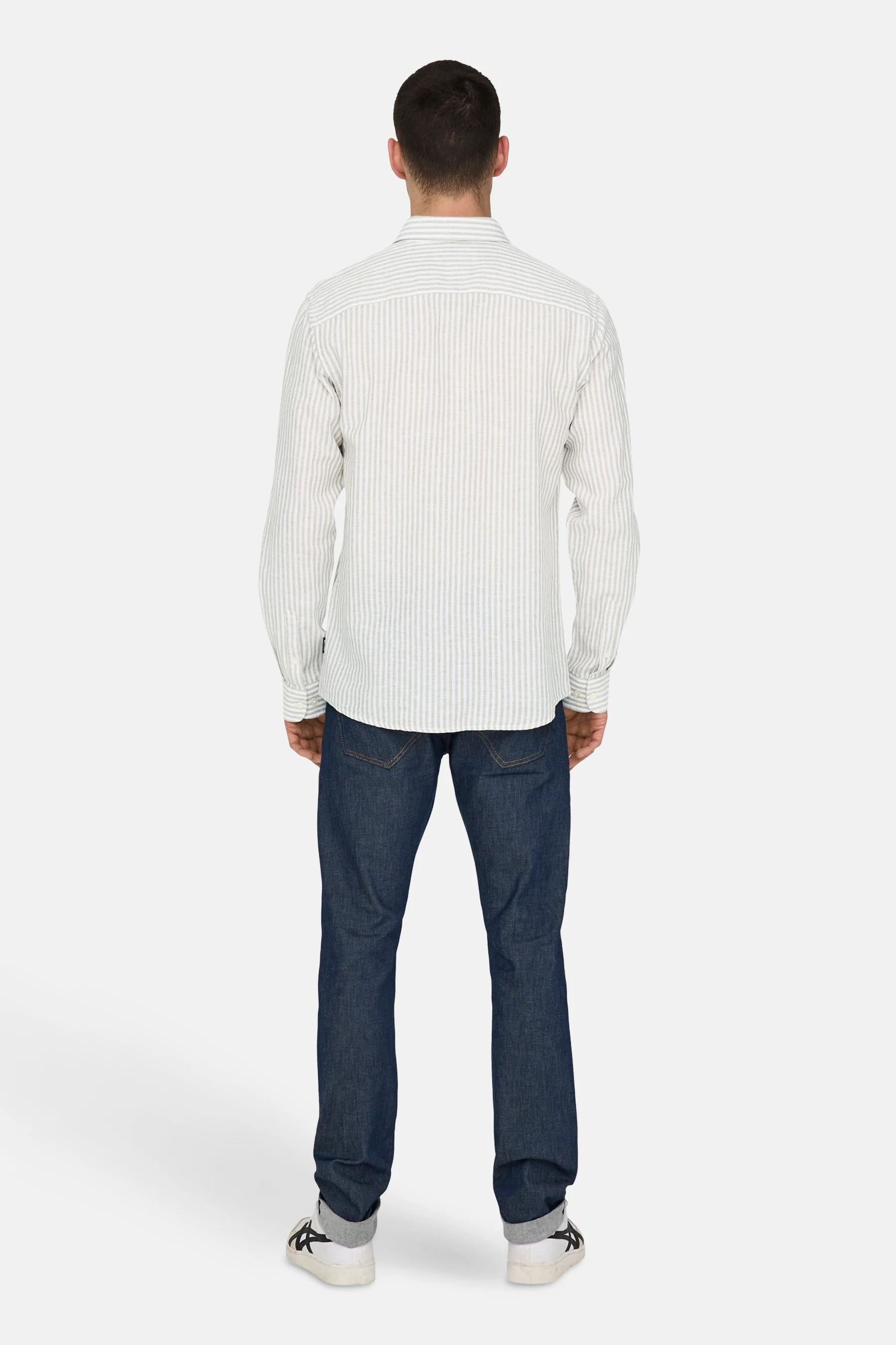 Hemd met lange mouwen - beige - Image 3