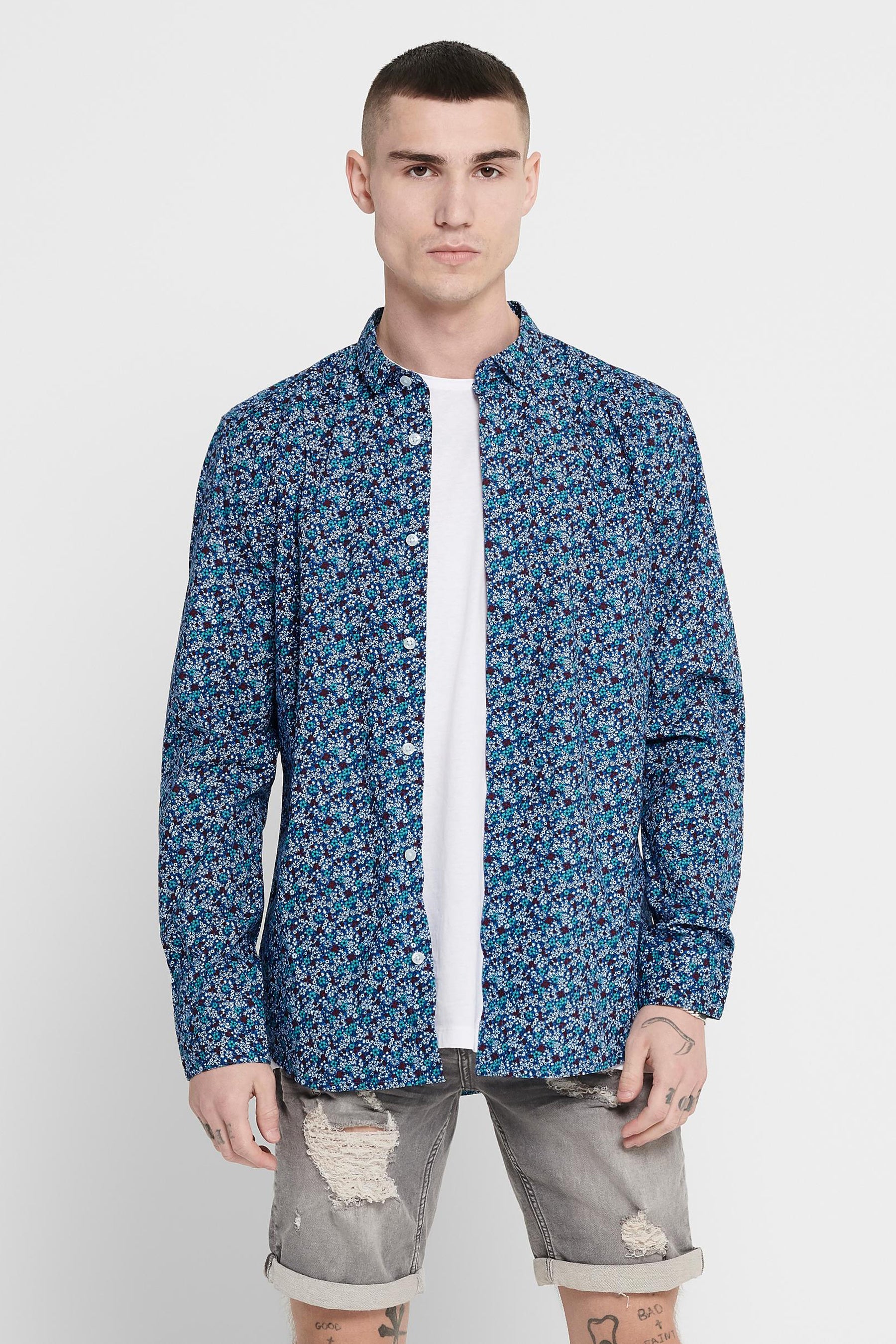 Hemd - blauw