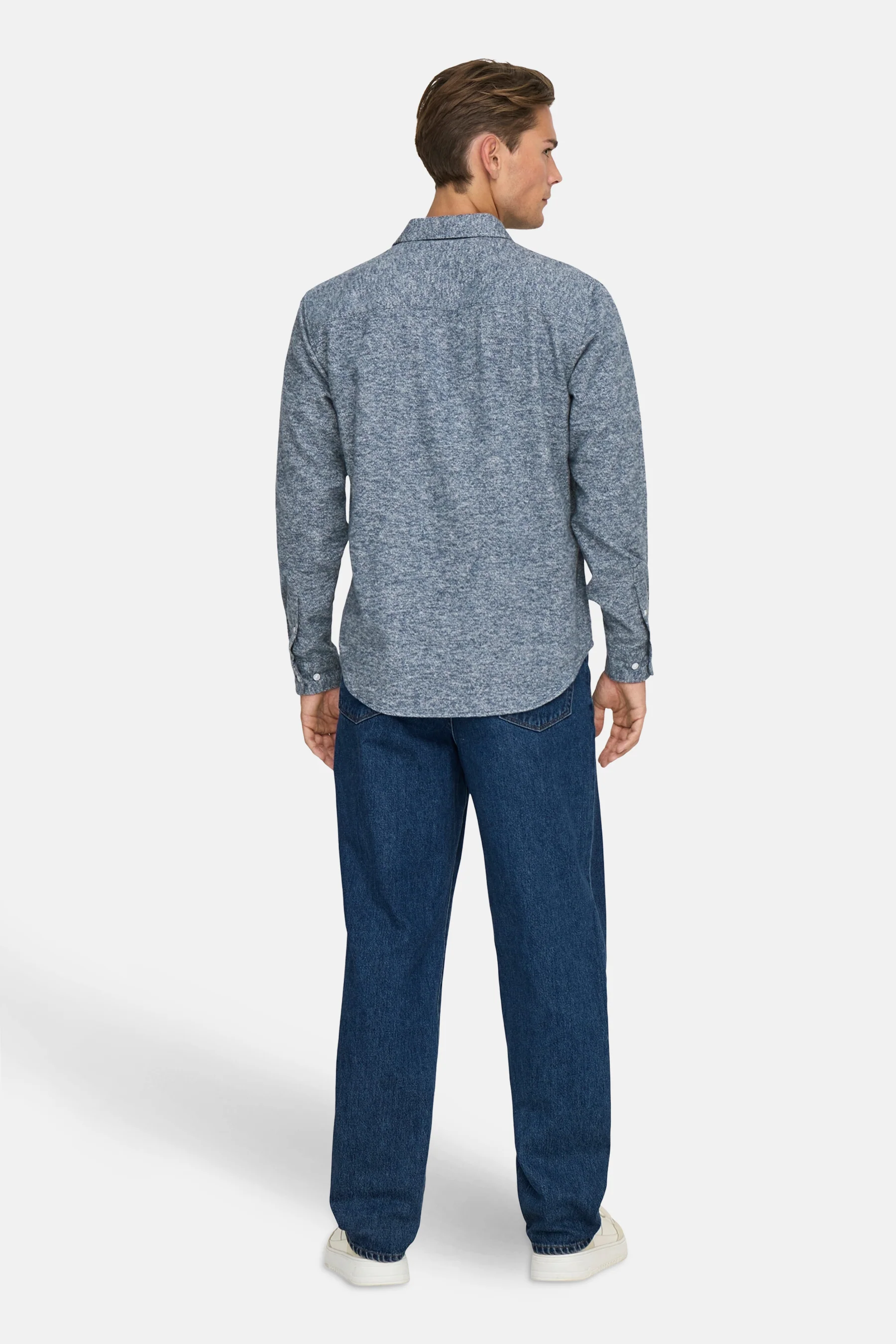 Hemd met lange mouwen - blauw - Image 5