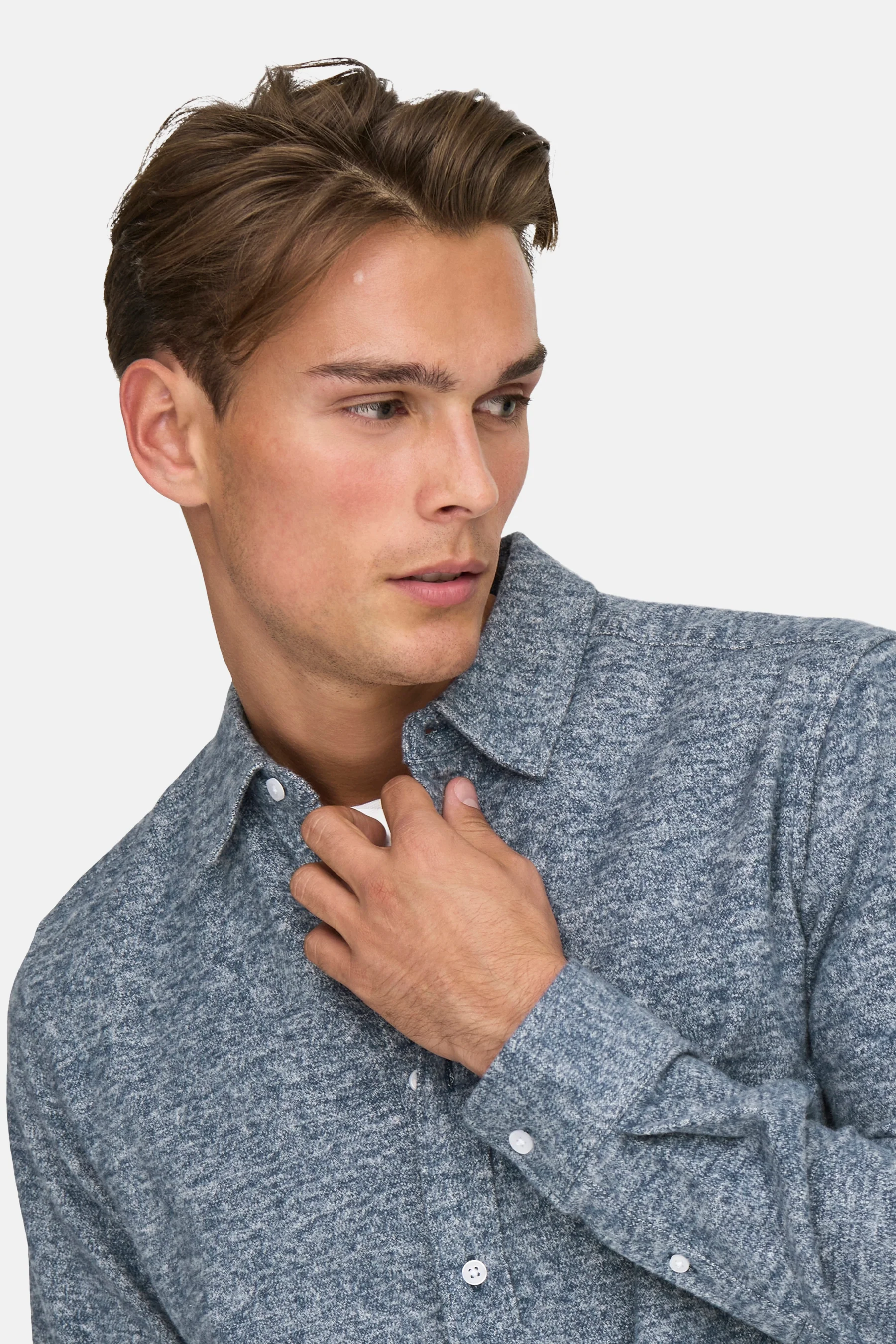 Hemd met lange mouwen - blauw - Image 6