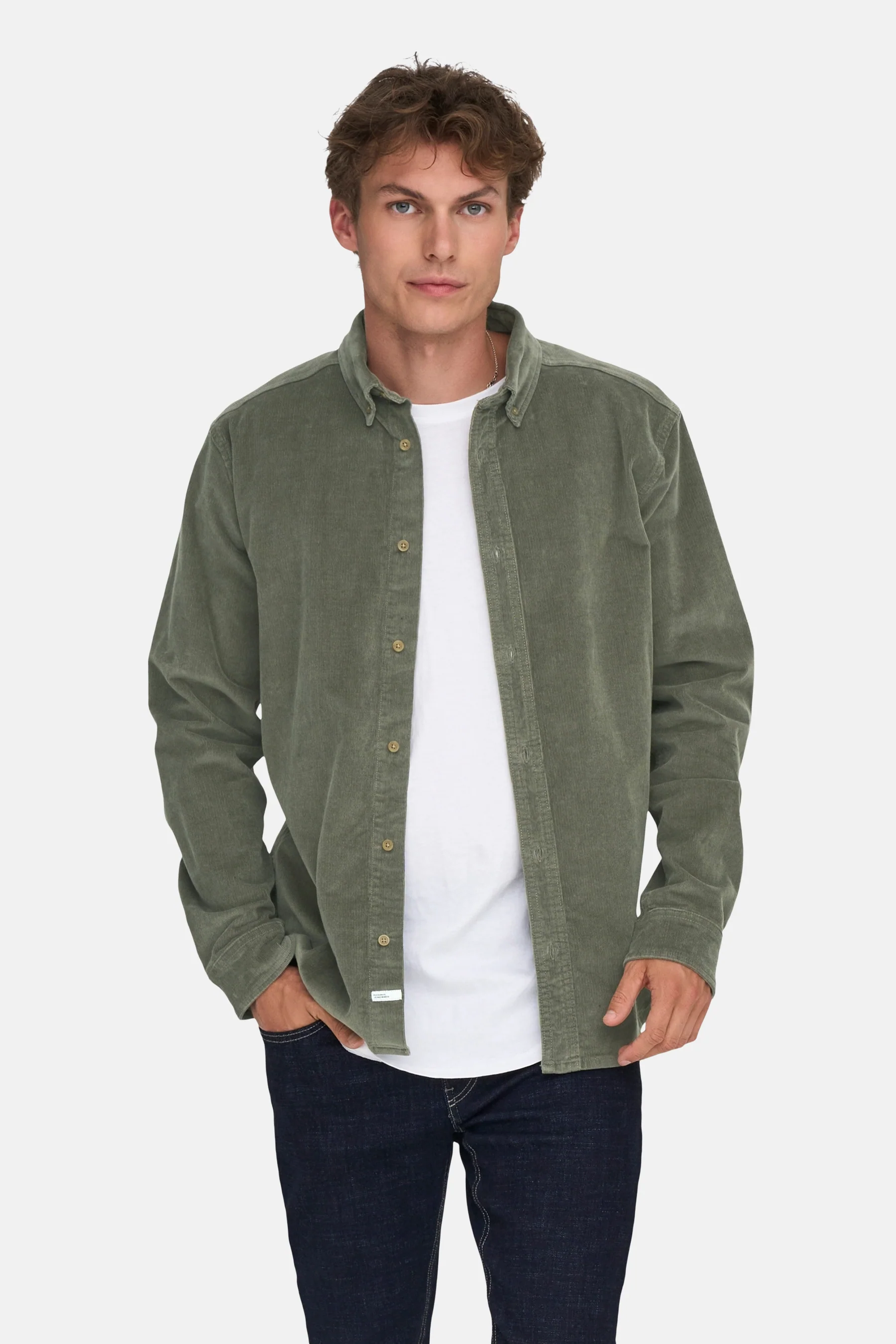 Hemd met lange mouwen - groen