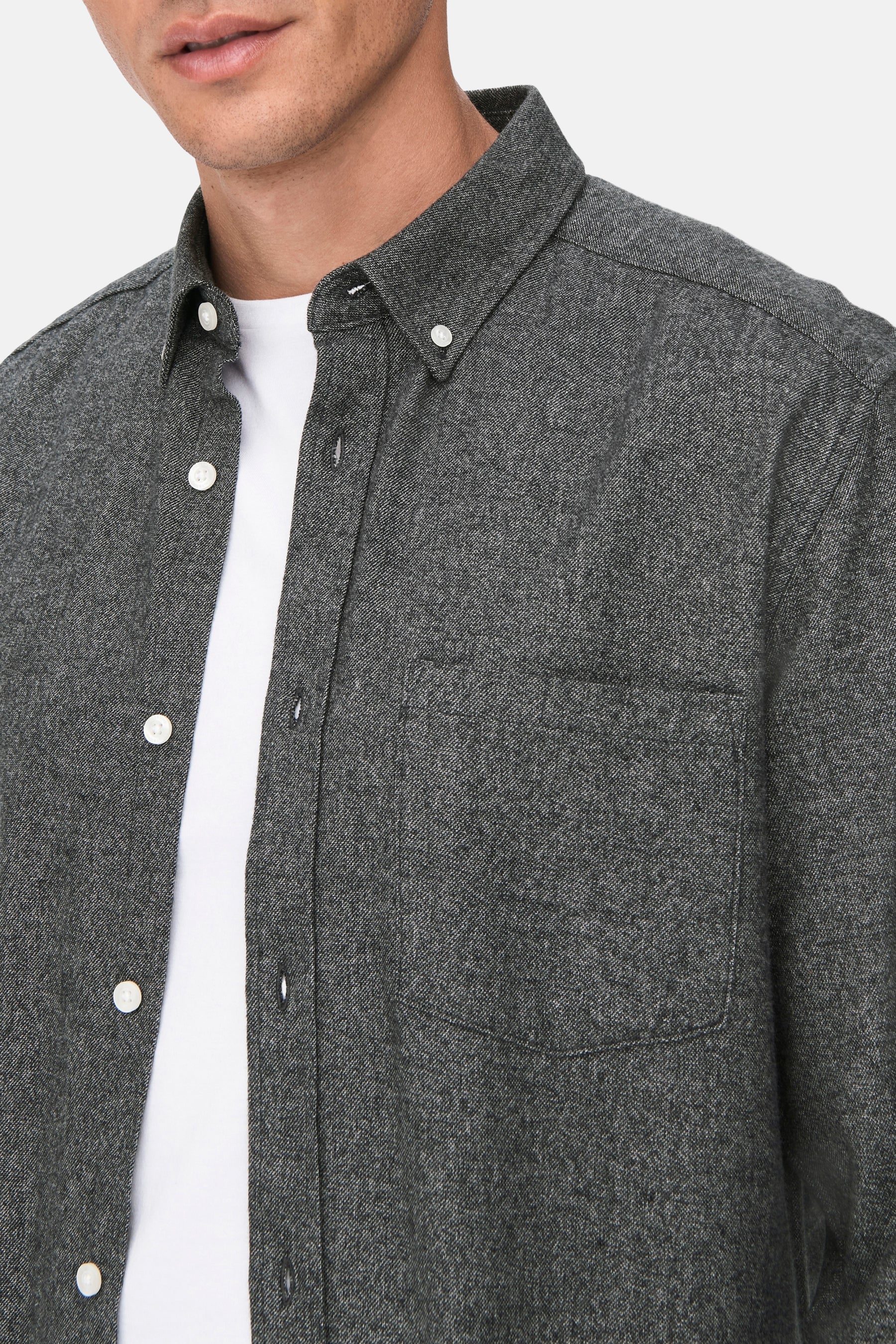 T-shirt met lange mouwen - Grijs - Image 5