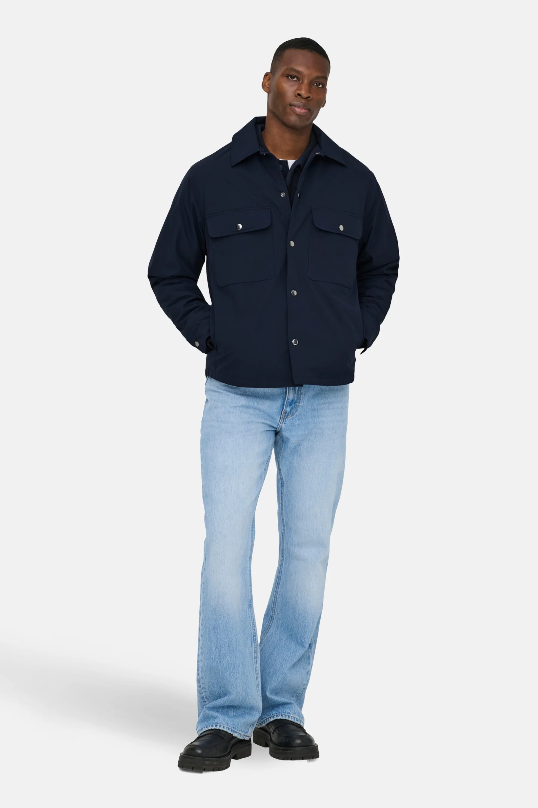 Korte jas - blauw - Image 3
