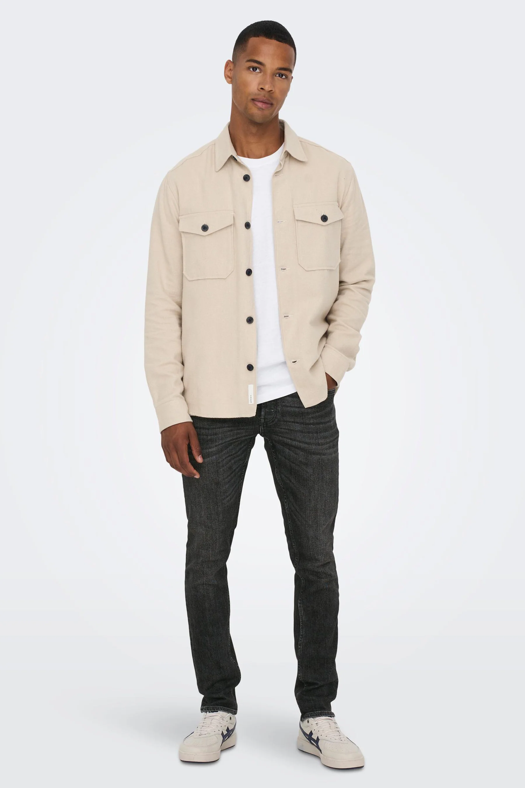Slim jeans - dark grey denim - Image 2