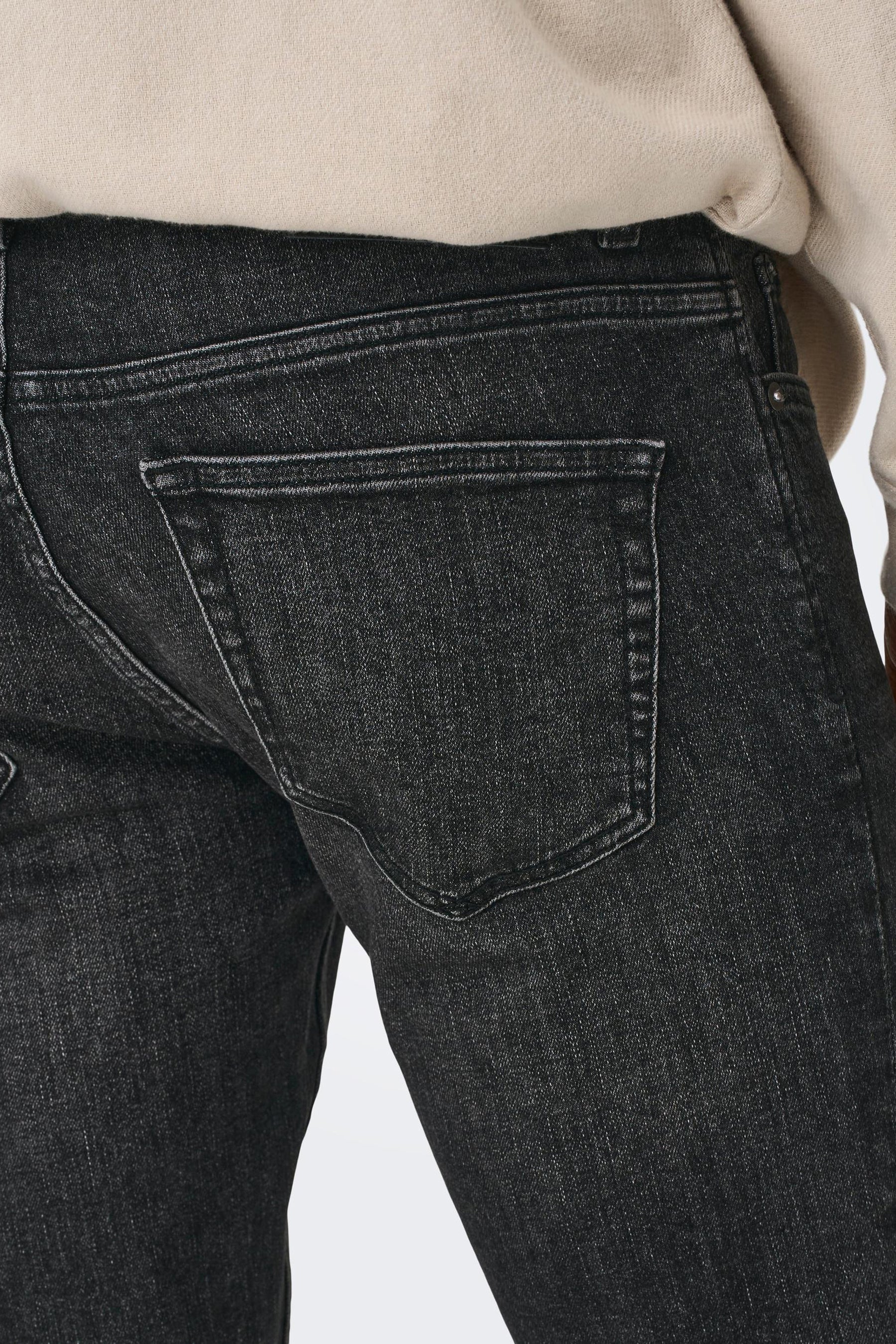 Slim jeans - dark grey denim - Image 5