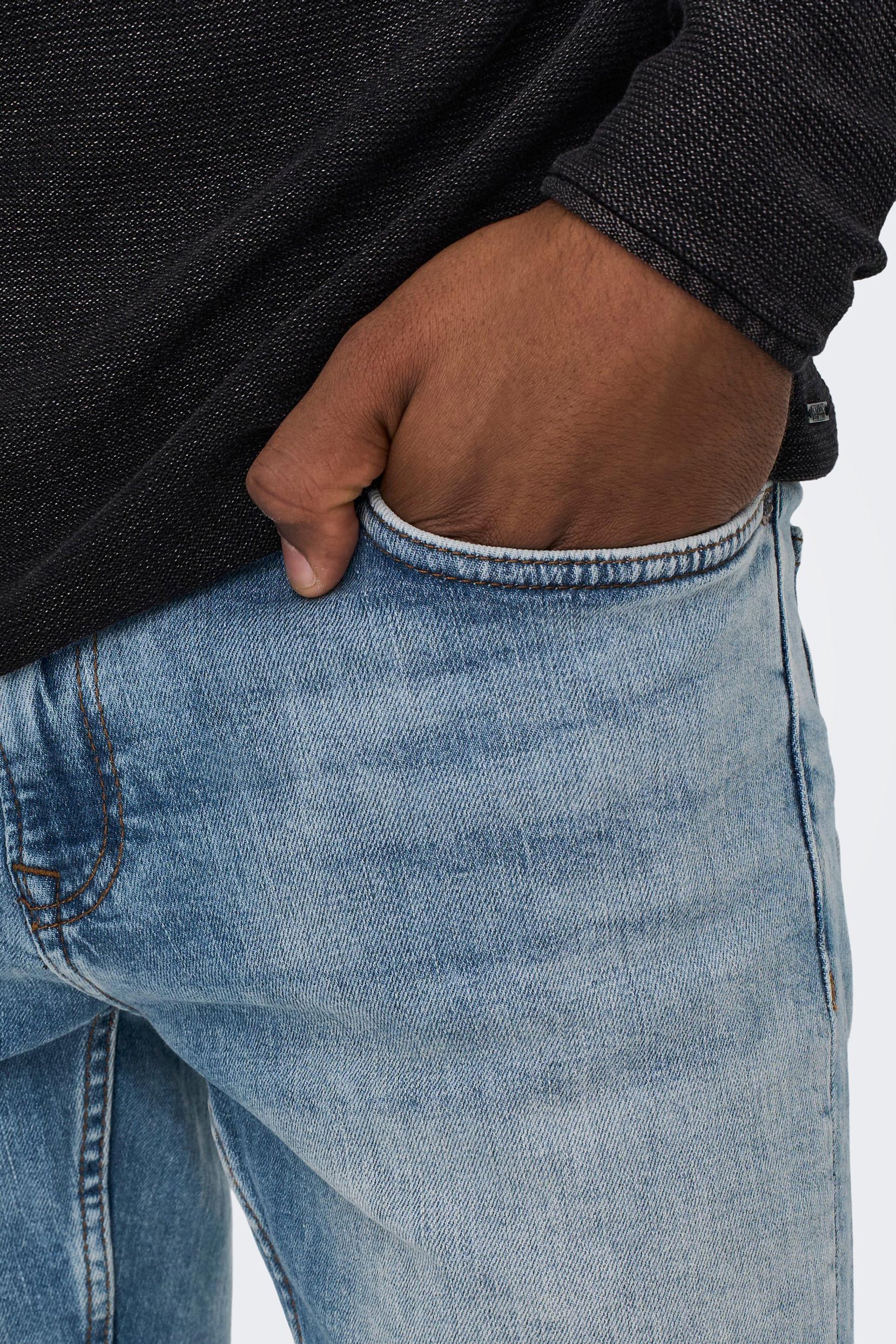Slim jeans - light blue denim - Image 4