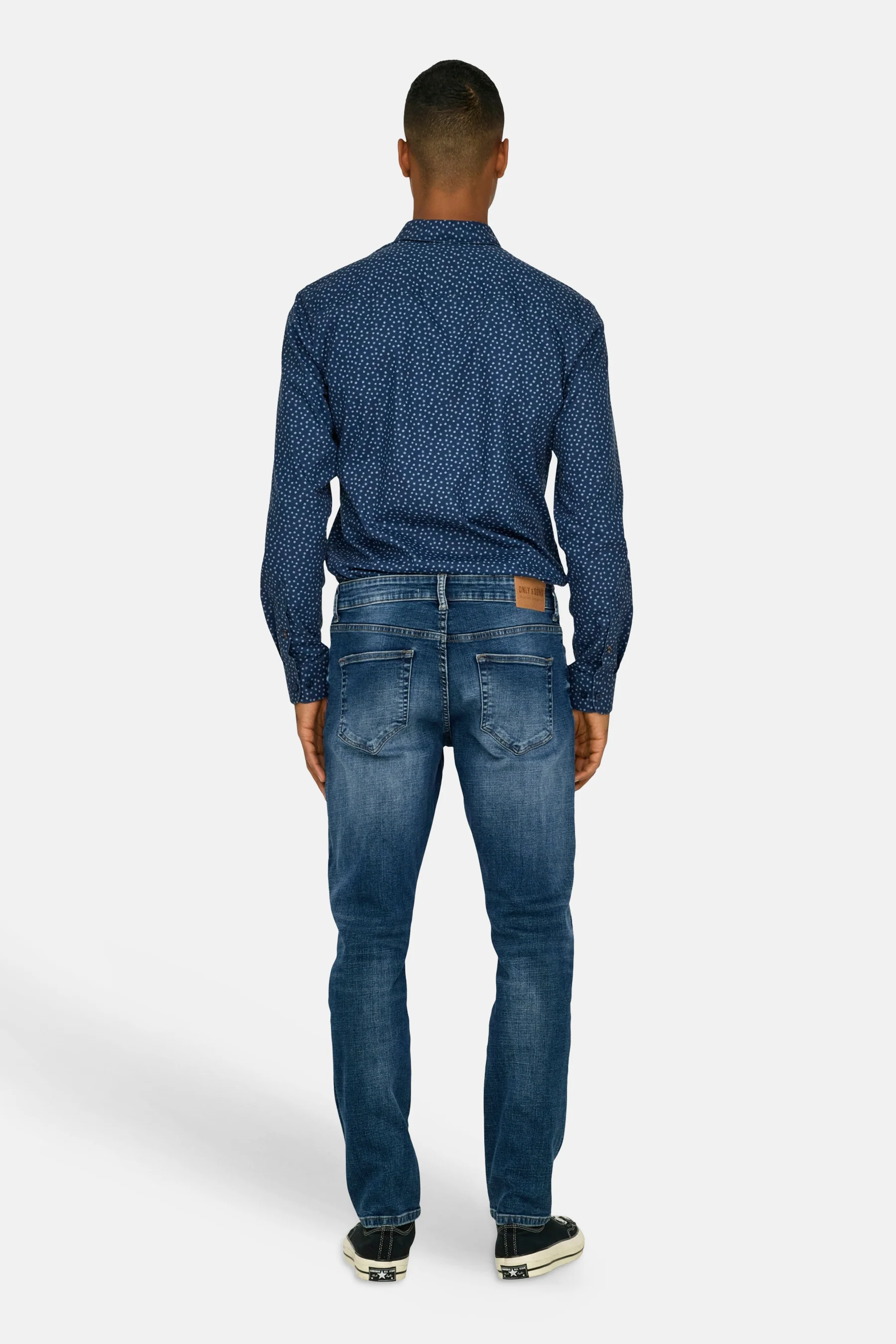 WEFT - dark blue denim