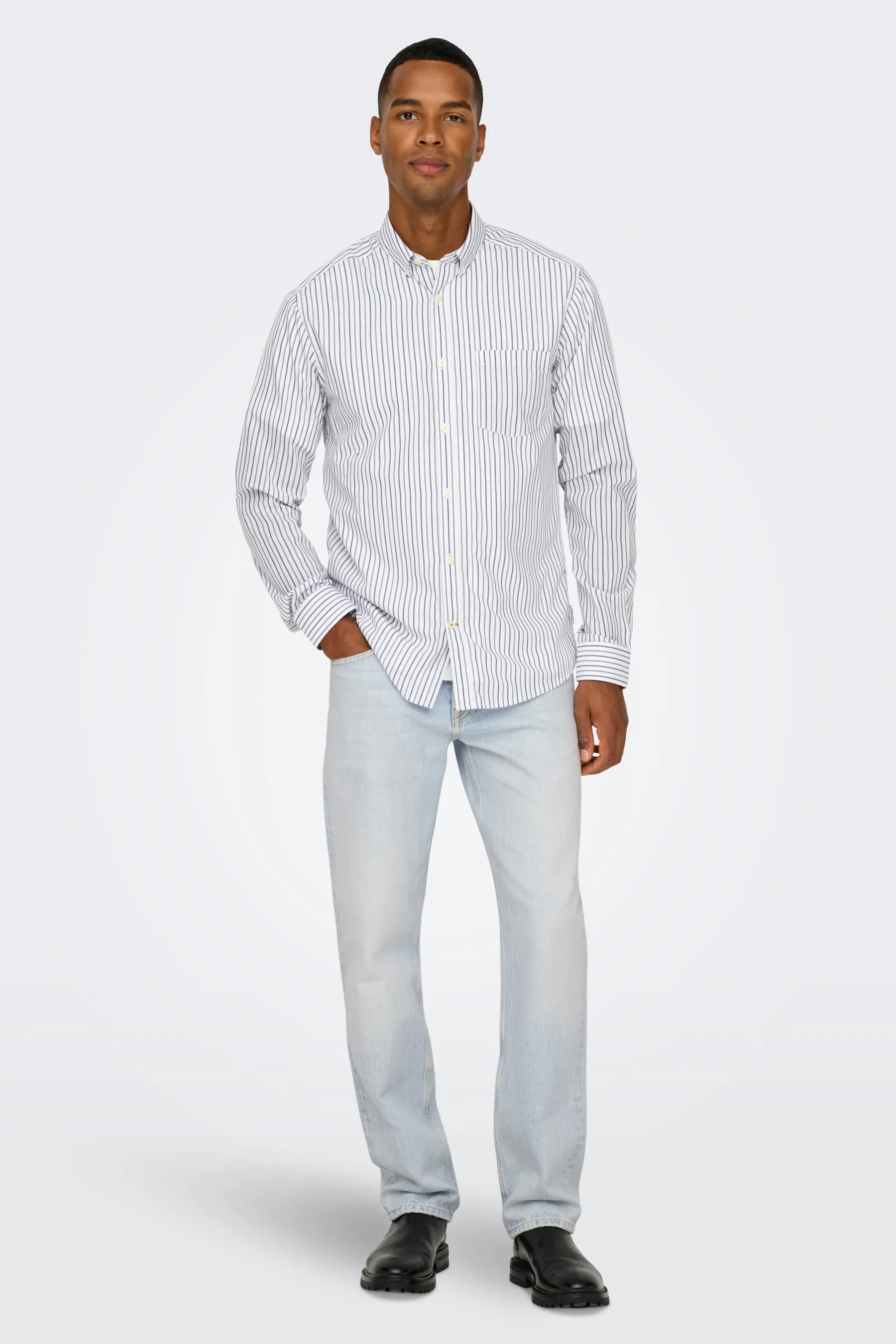 Jeans straight light blue denim - ONLY & SONS® - Image 2