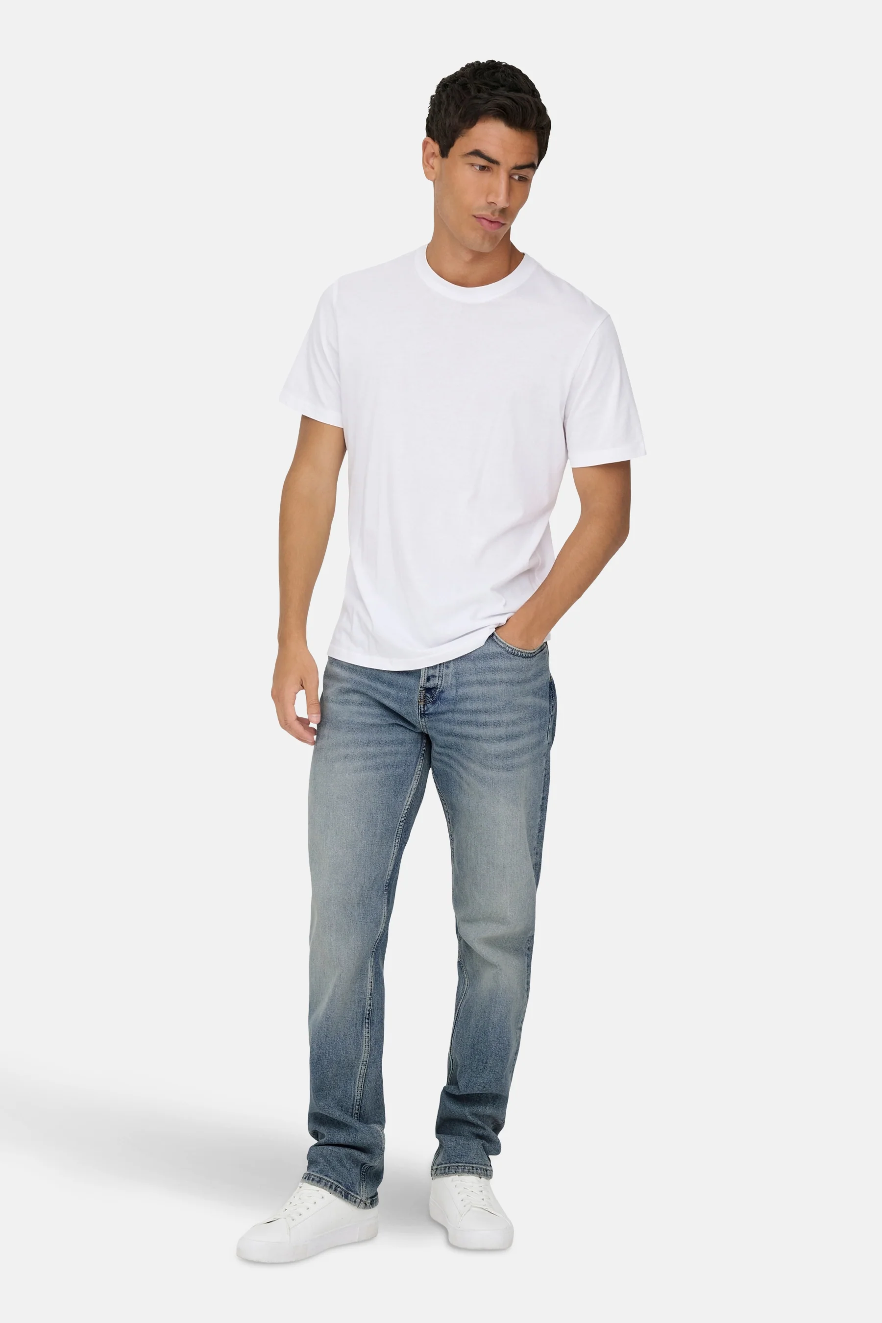 Jeans straight mid blue denim - ONLY & SONS® - Image 4