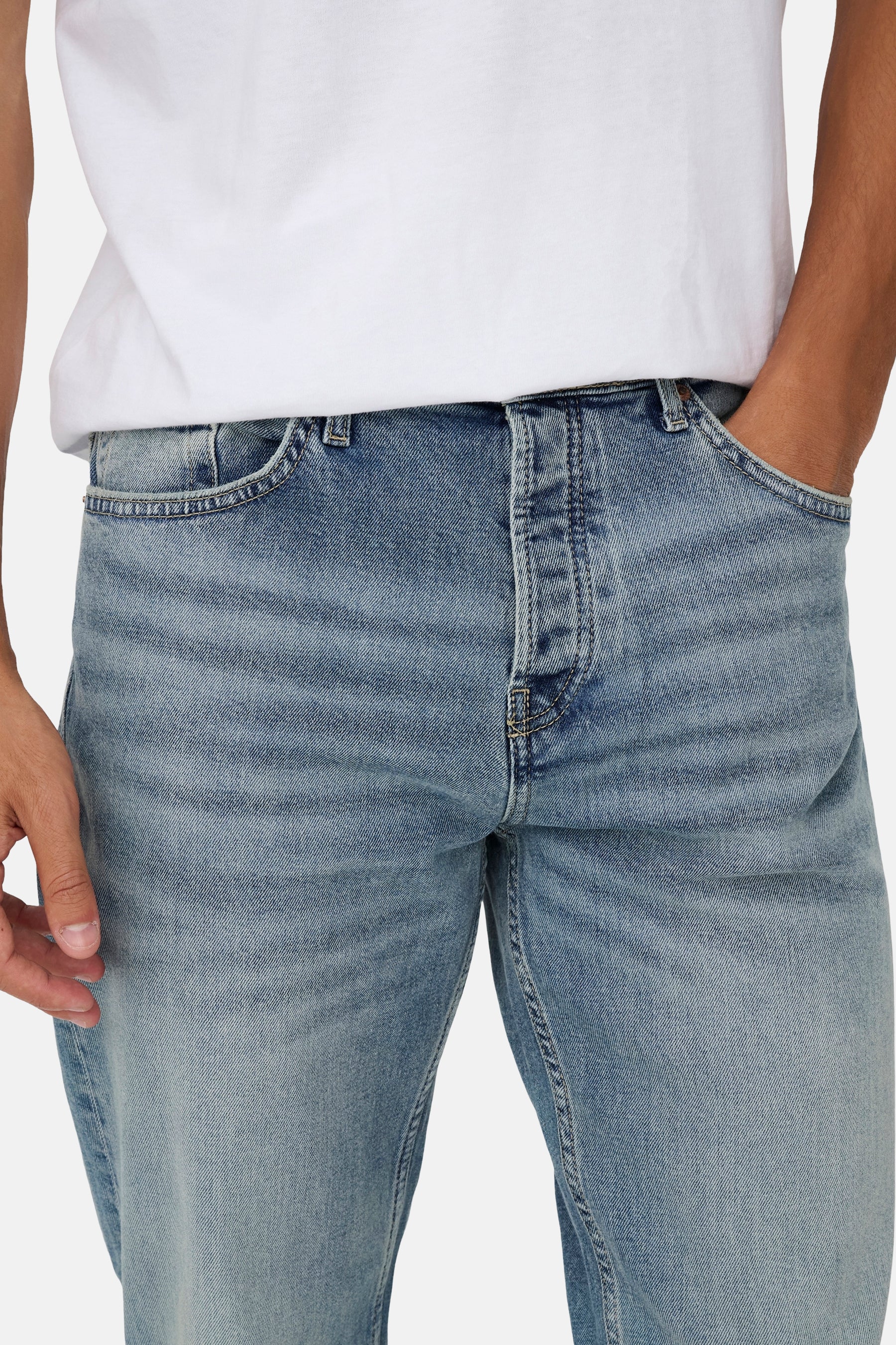 Jeans straight mid blue denim - ONLY & SONS® - Image 6