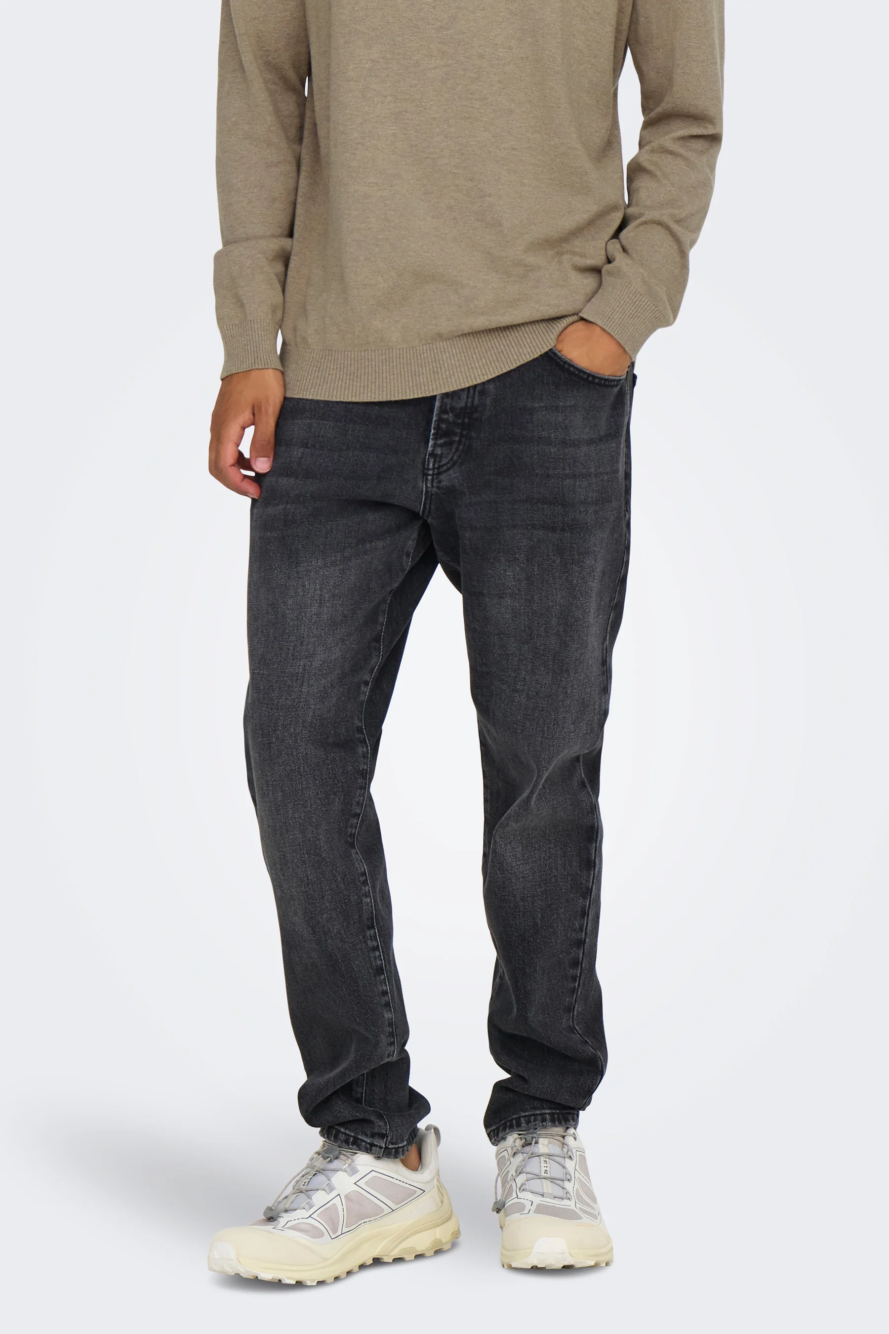 YOKE - Mid grey denim