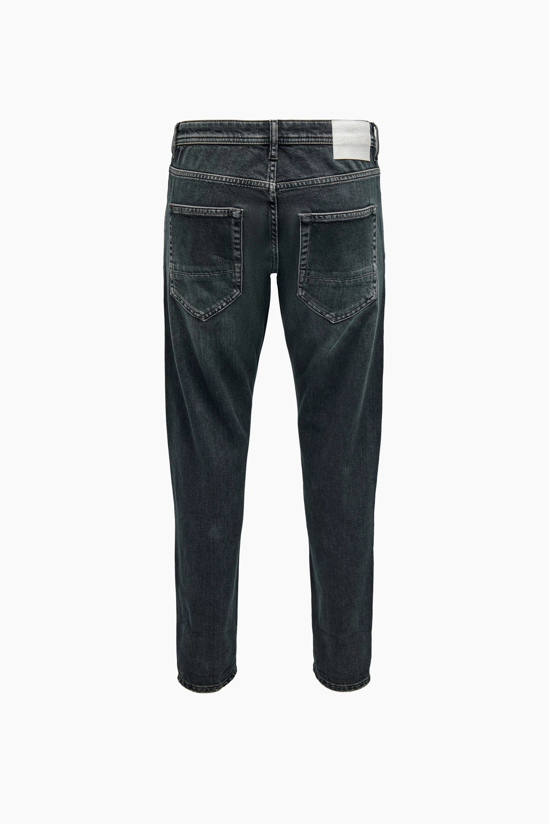 Tapered jeans - dark grey denim - Image 7