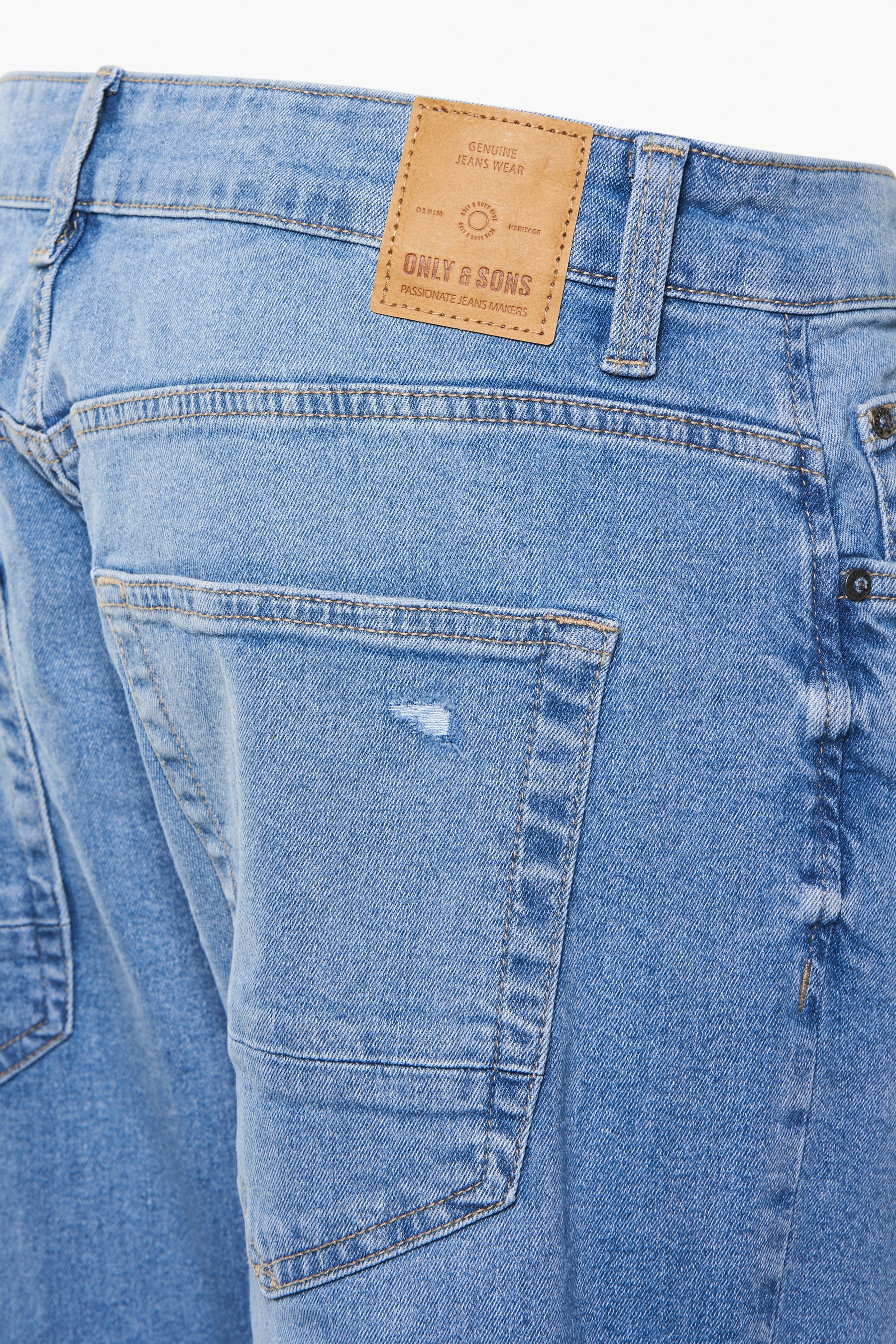 Tapered jeans - light blue denim - Image 4