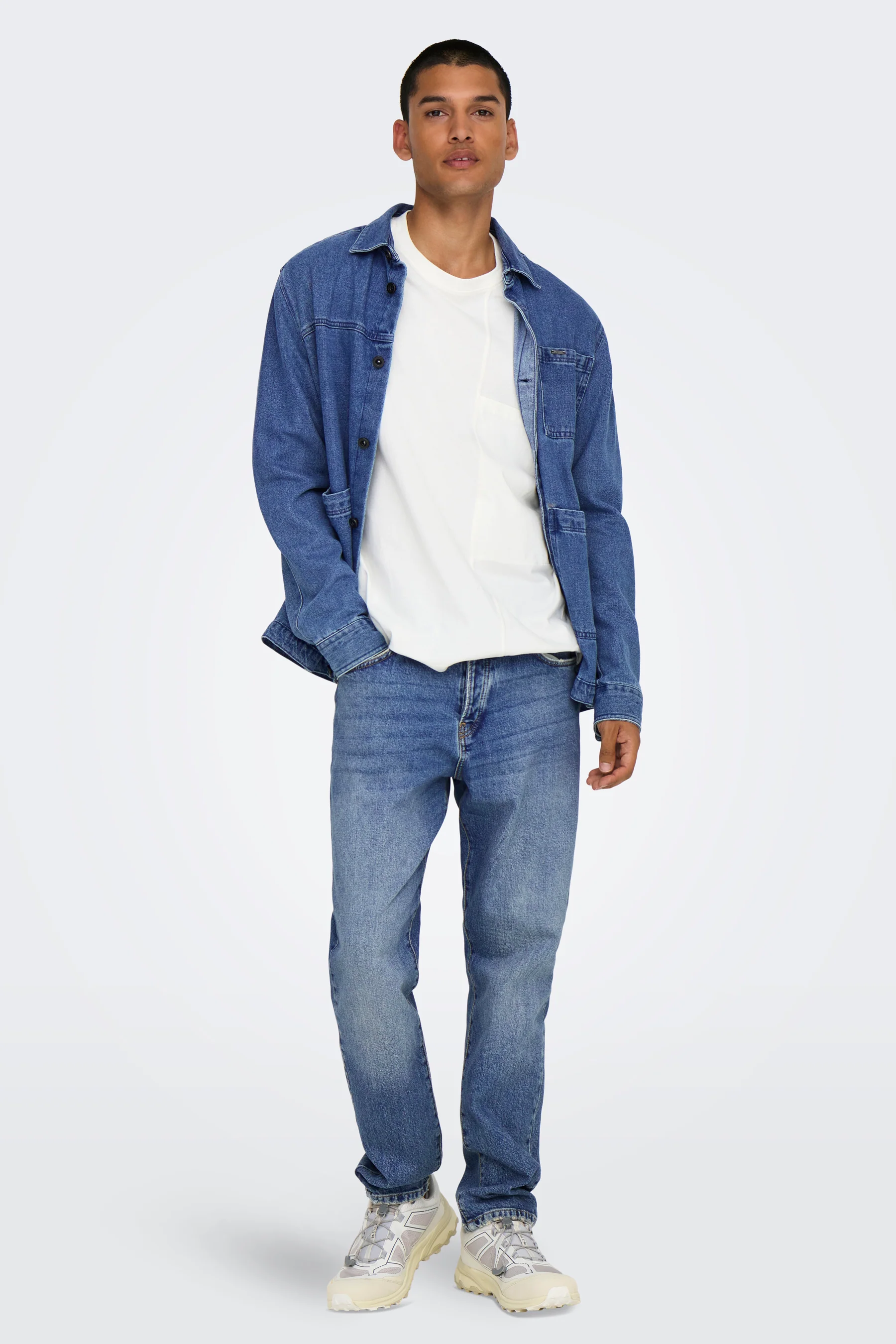 YOKE - mid blue denim - Image 2