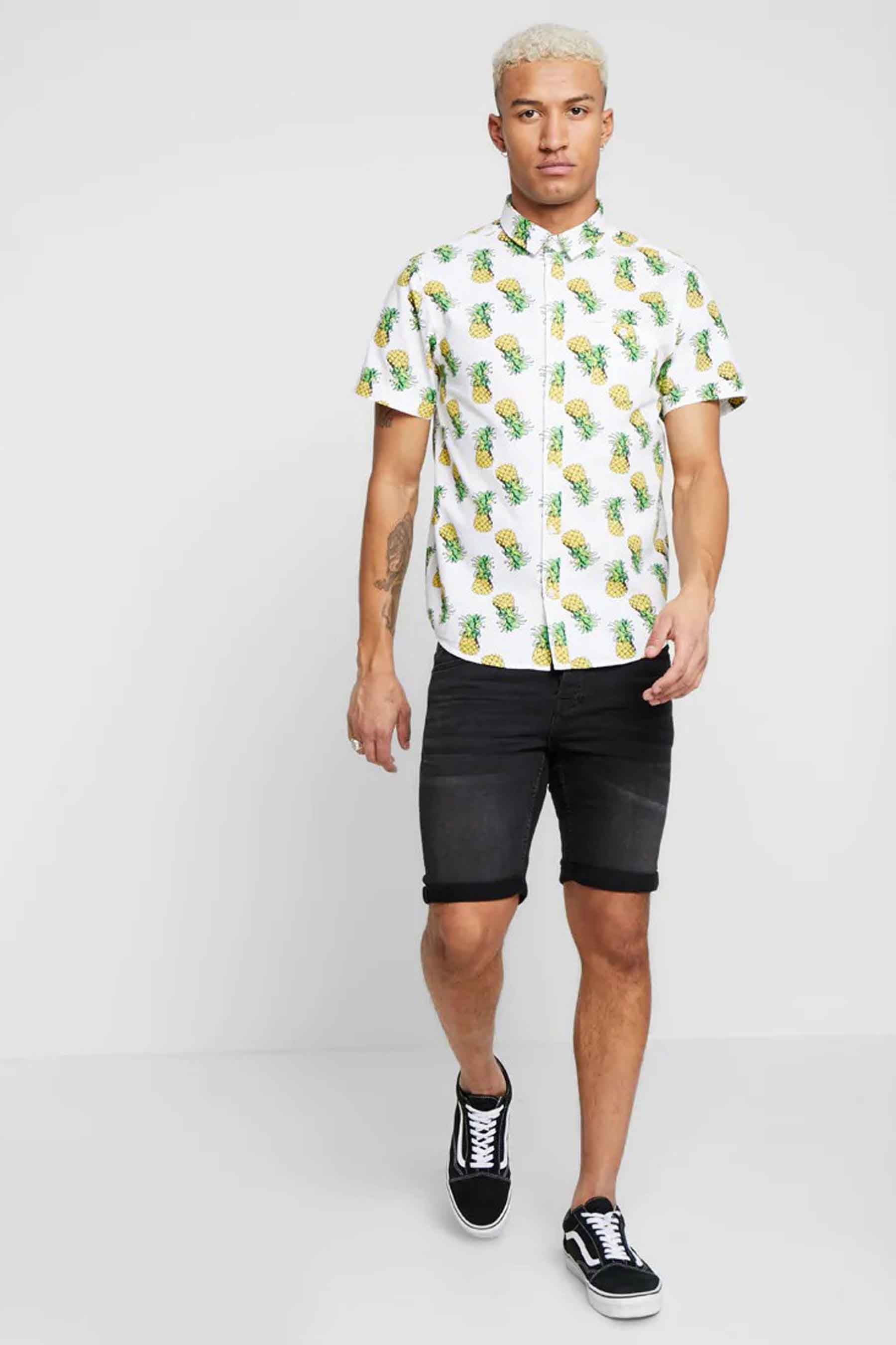 Short - black denim - Image 2