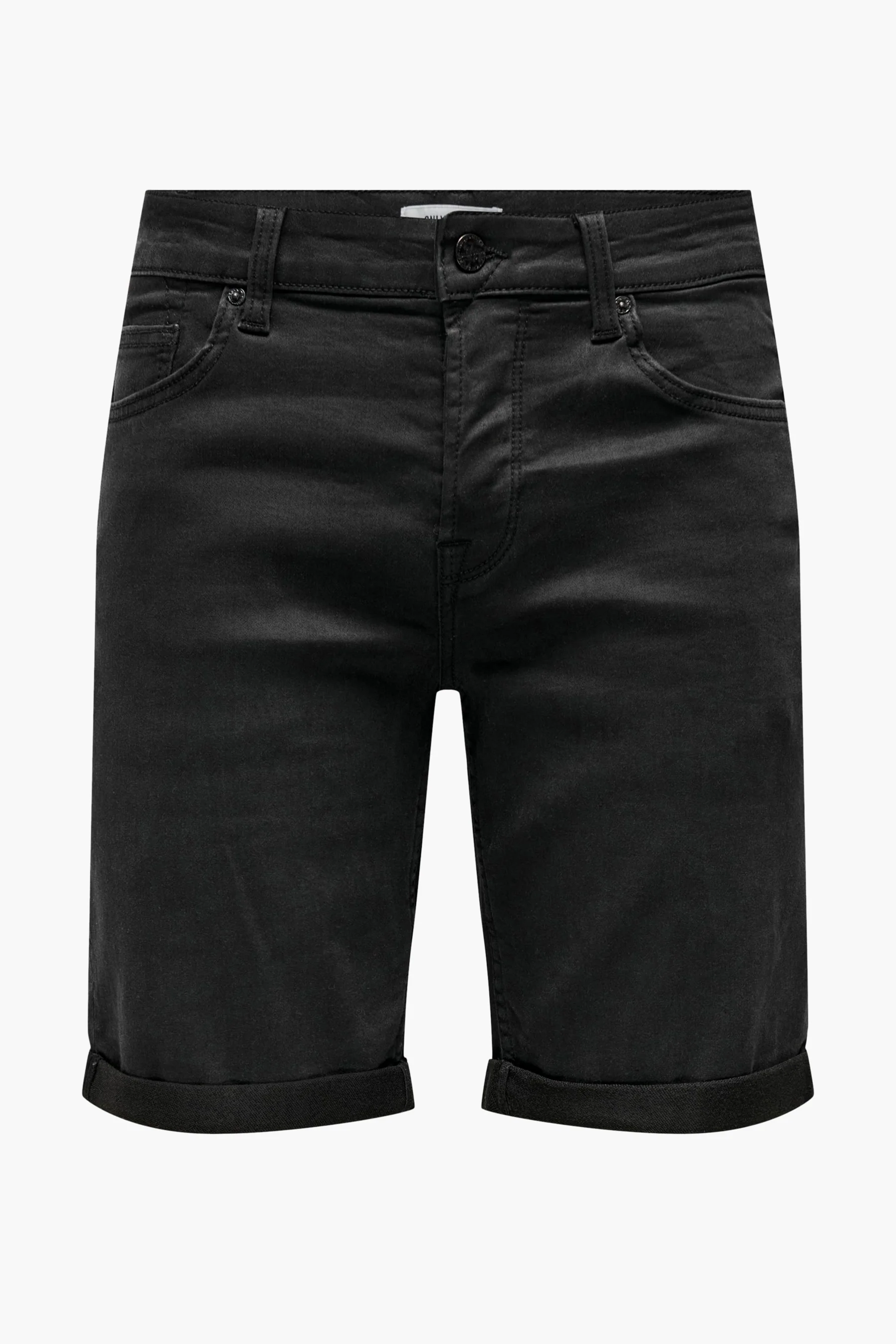 Short - black denim - Image 7