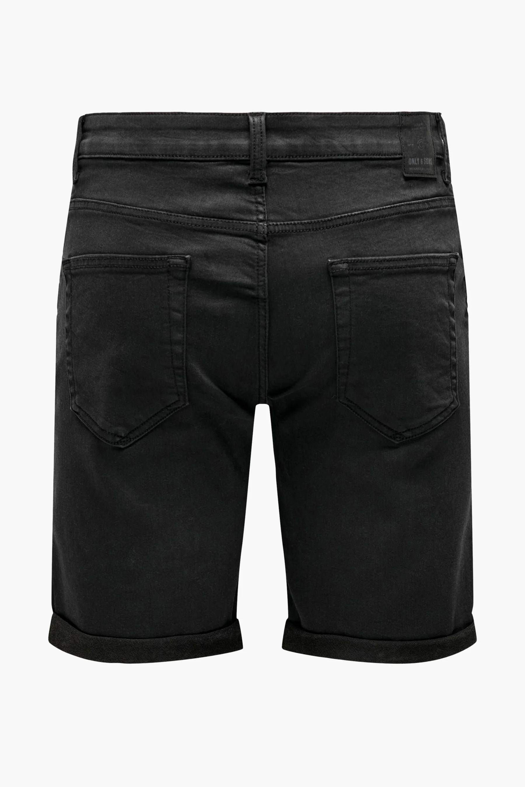 Short - black denim - Image 8
