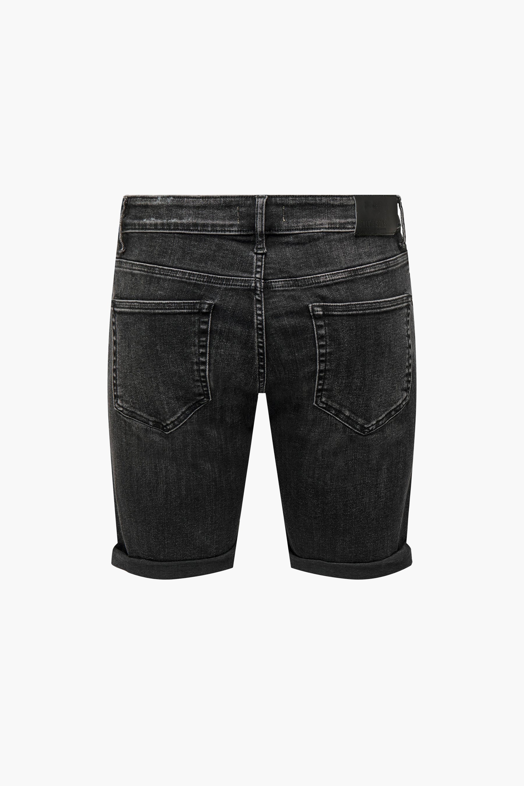Short - black denim - Image 6
