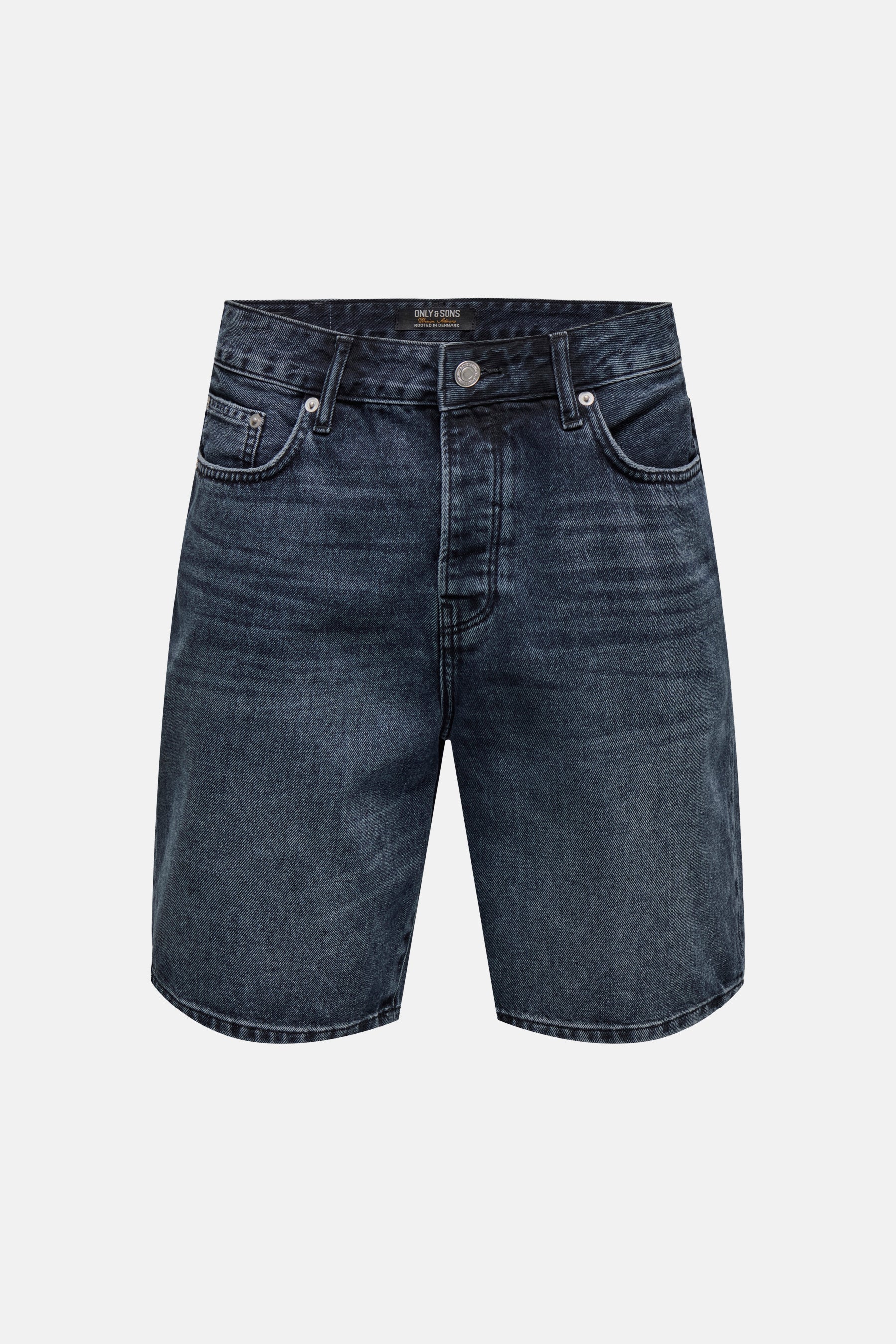 Short - blue black denim