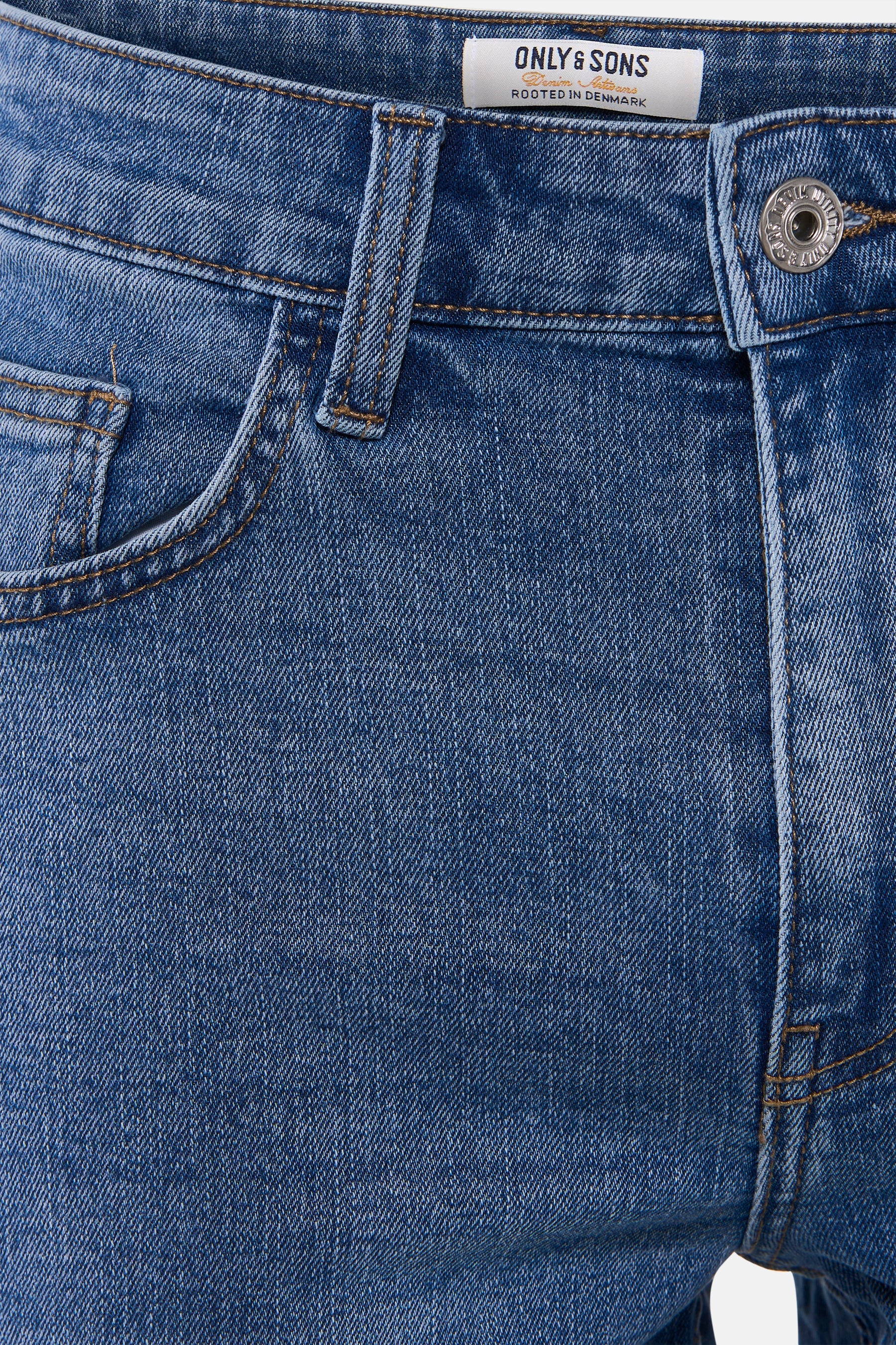 Short - mid blue denim - Image 6