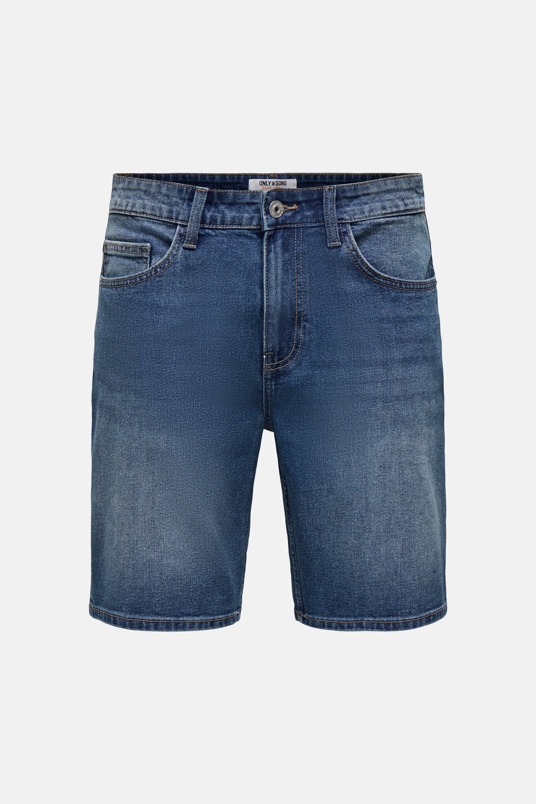 Short - mid blue denim - Image 2
