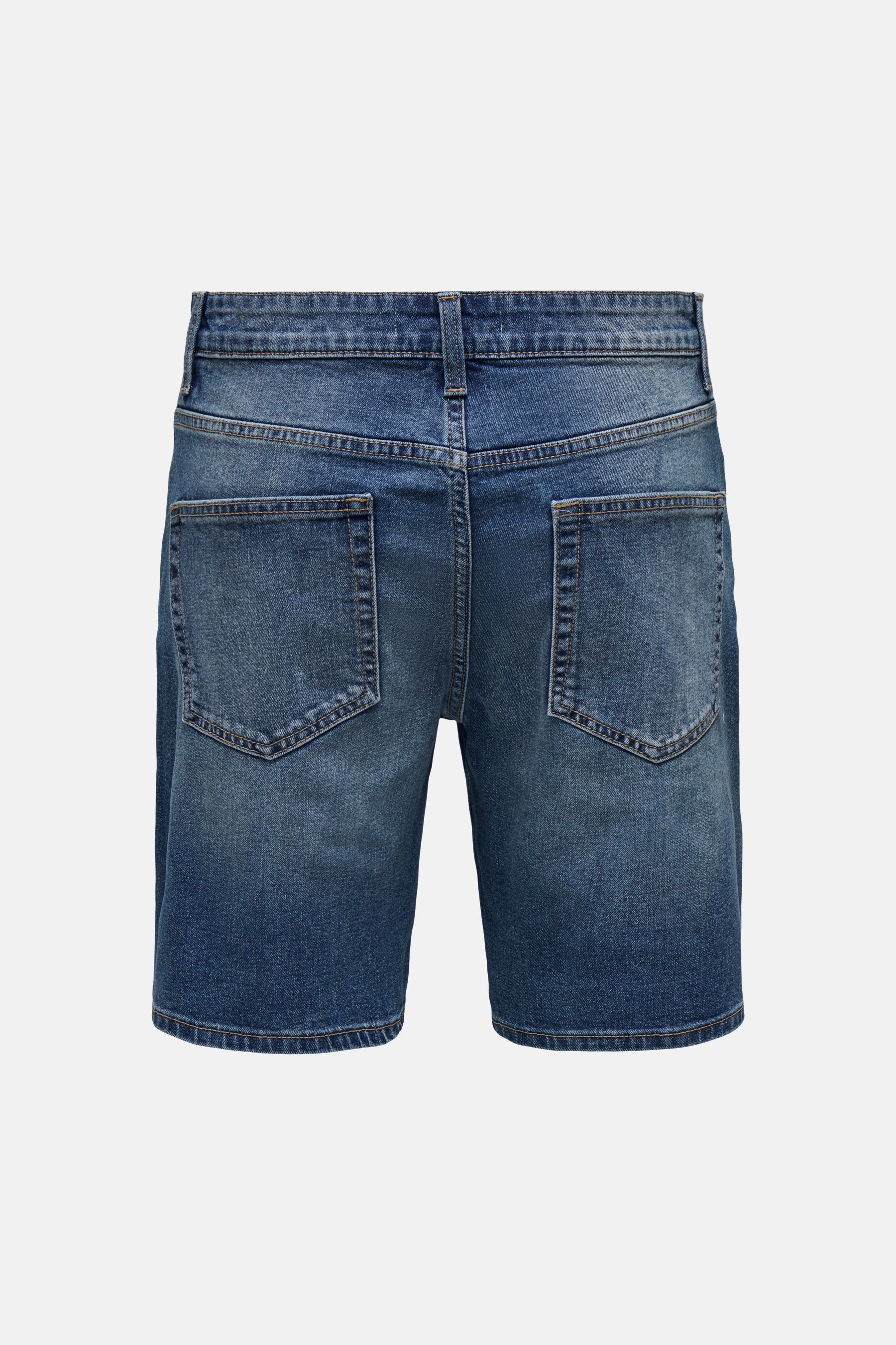 Short - mid blue denim - Image 3