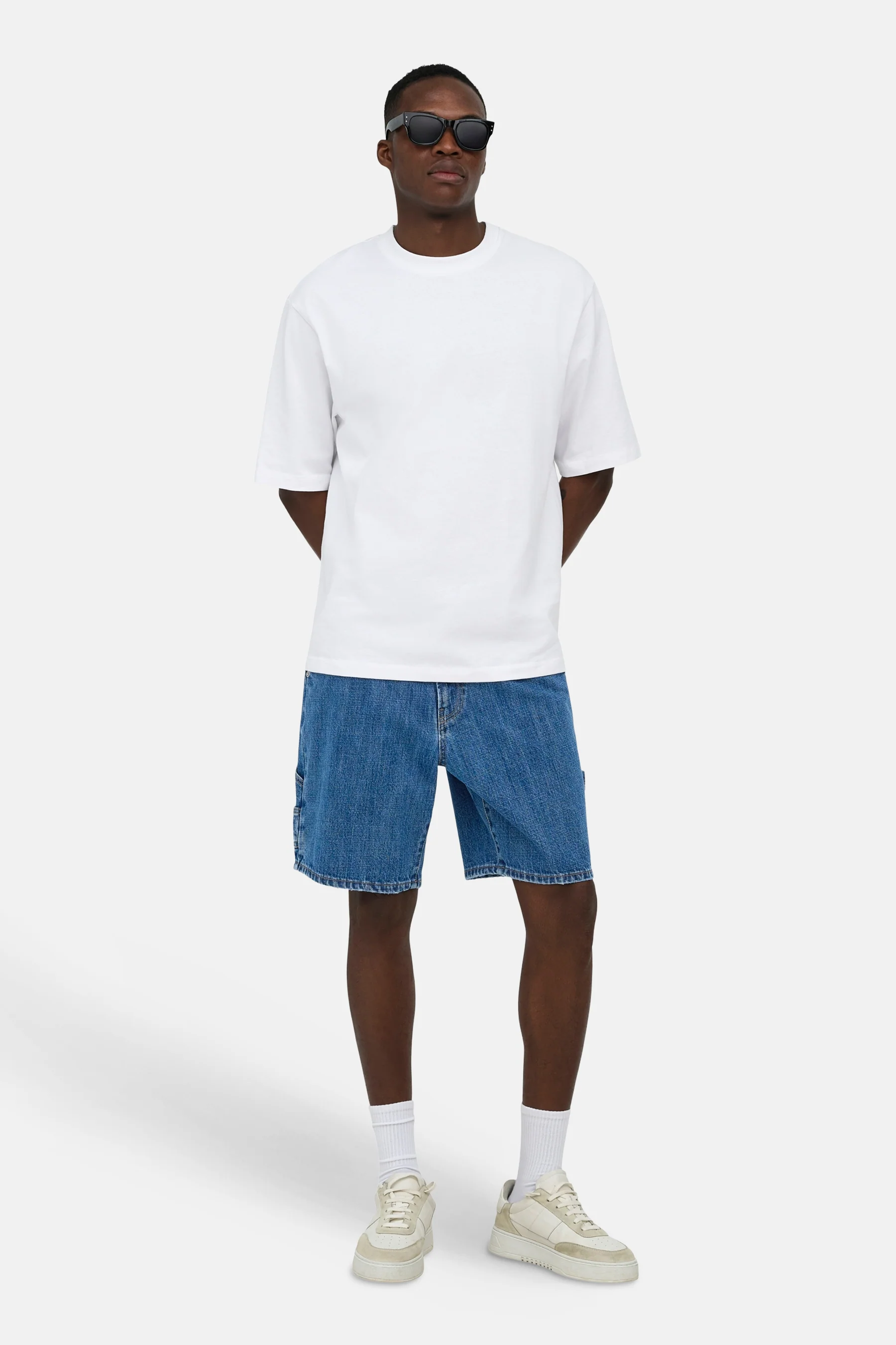 Short - mid blue denim - Image 6