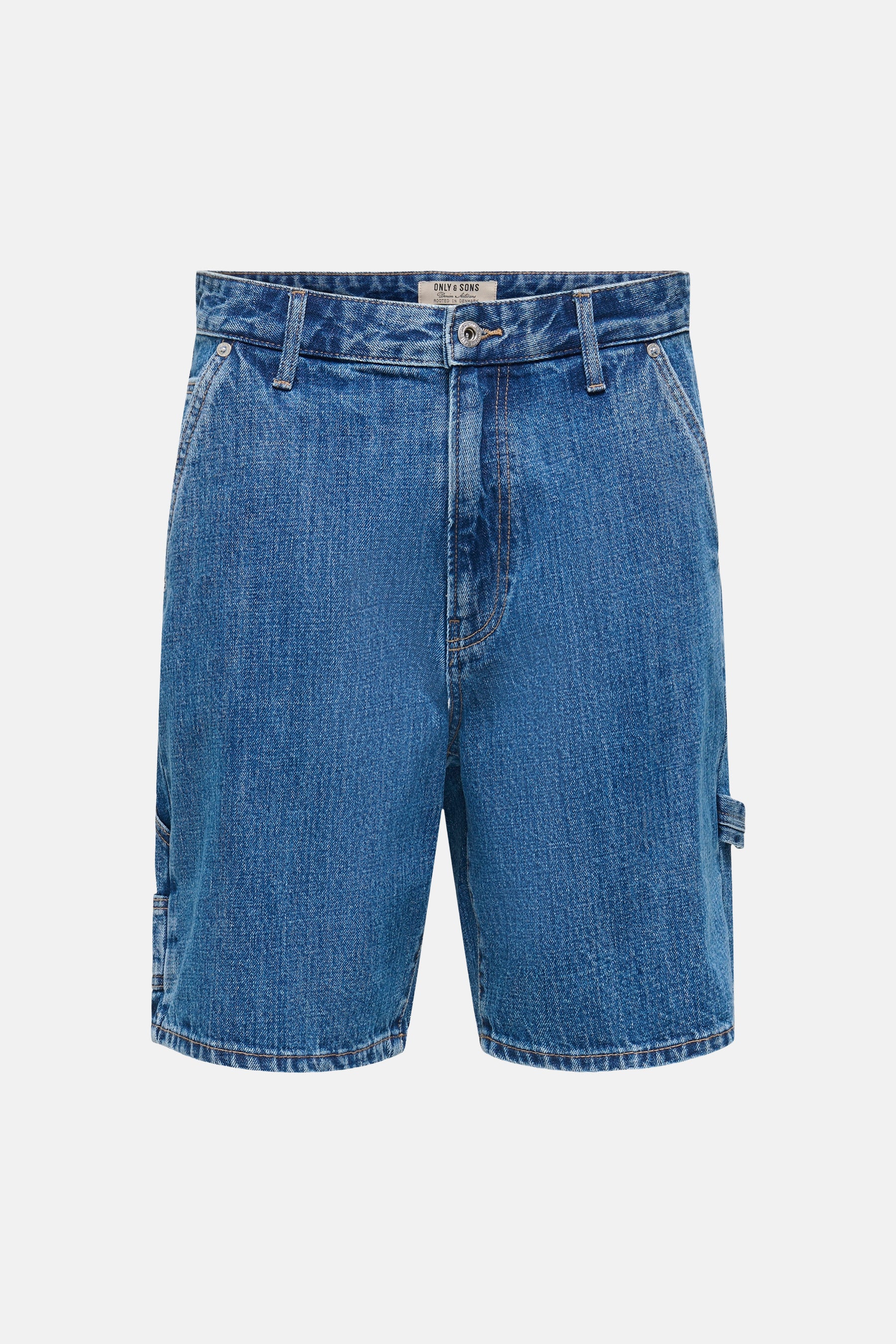 Short - mid blue denim - Image 7