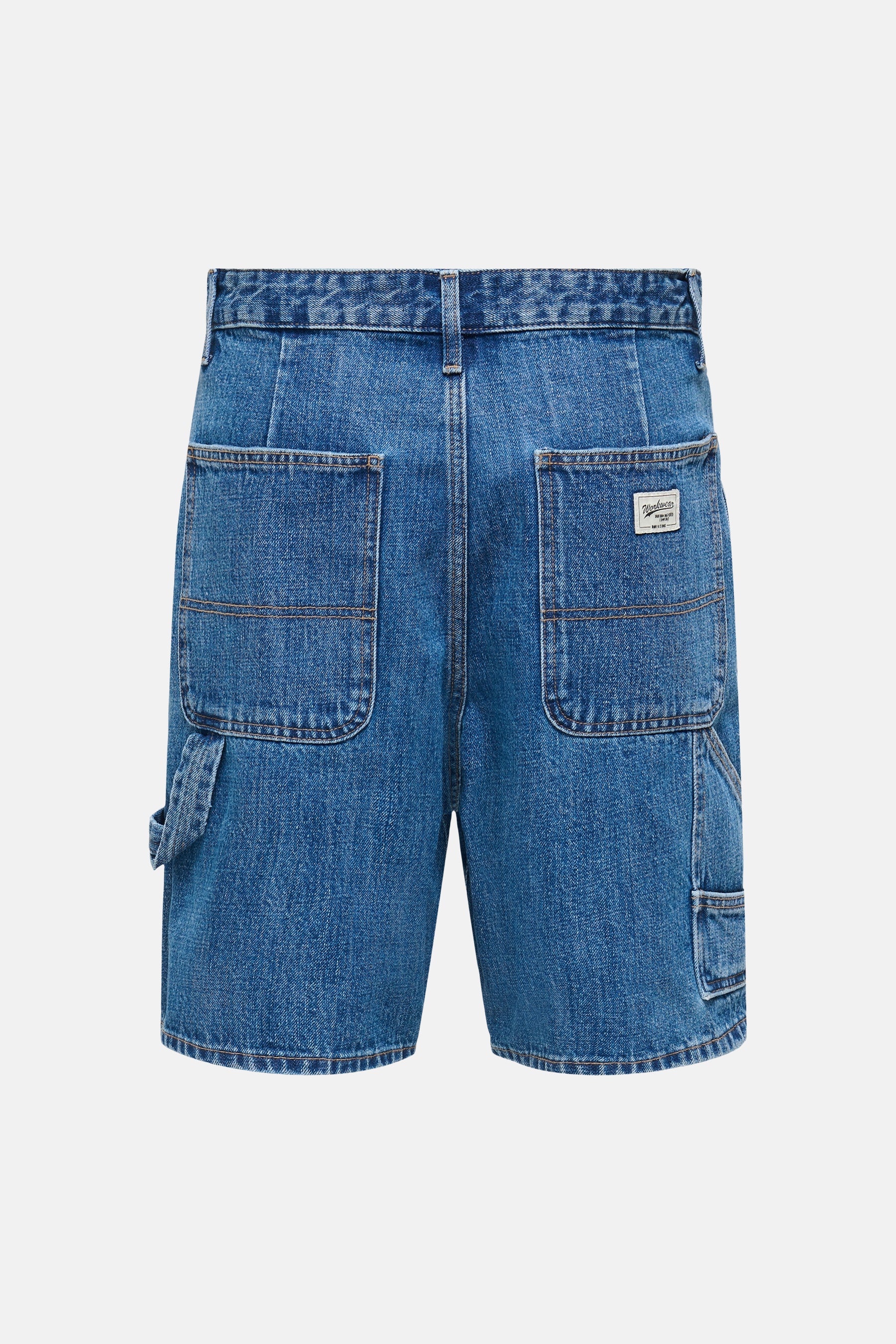 Short - mid blue denim - Image 8