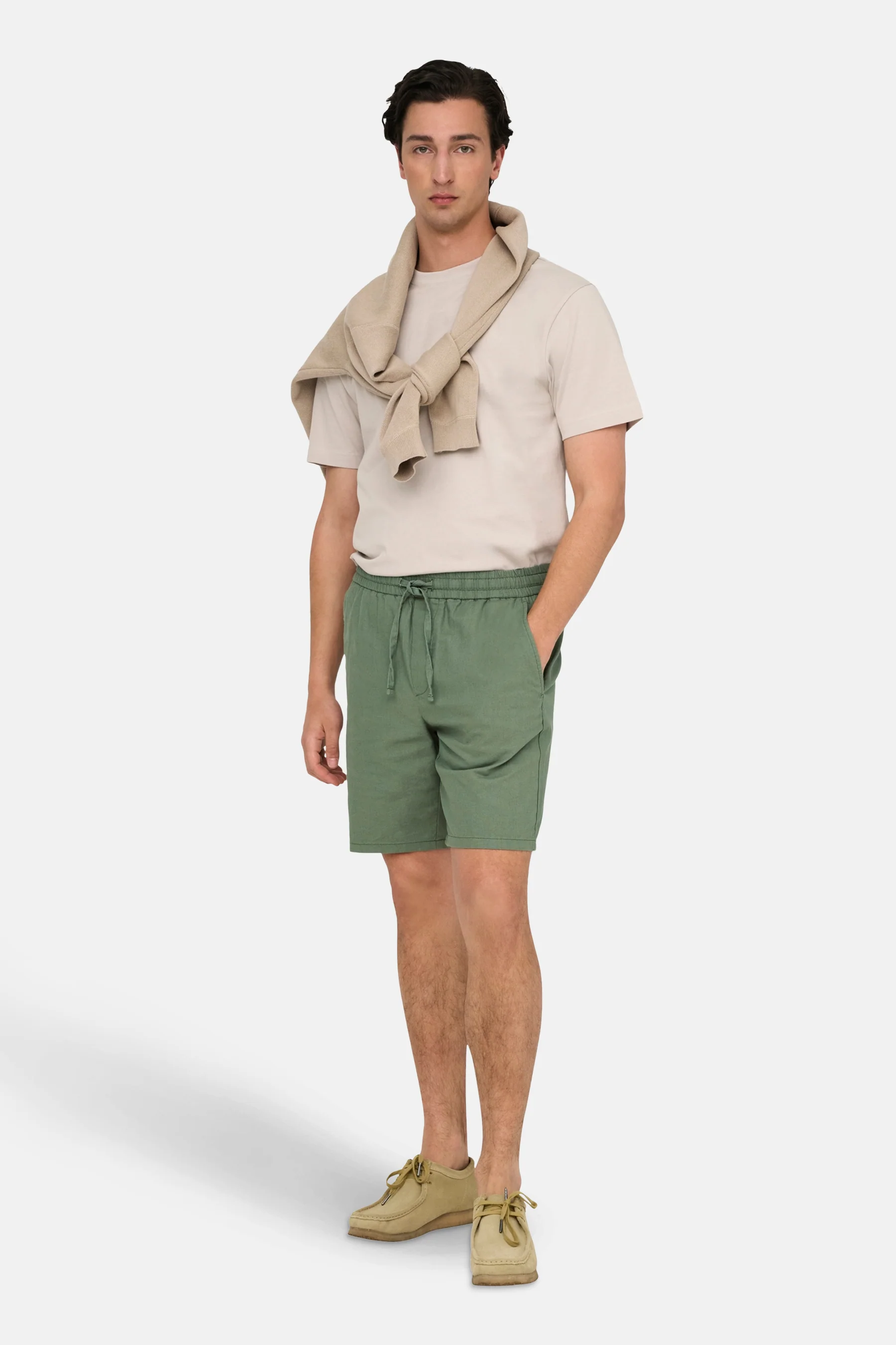 Short - Kaki - Image 4