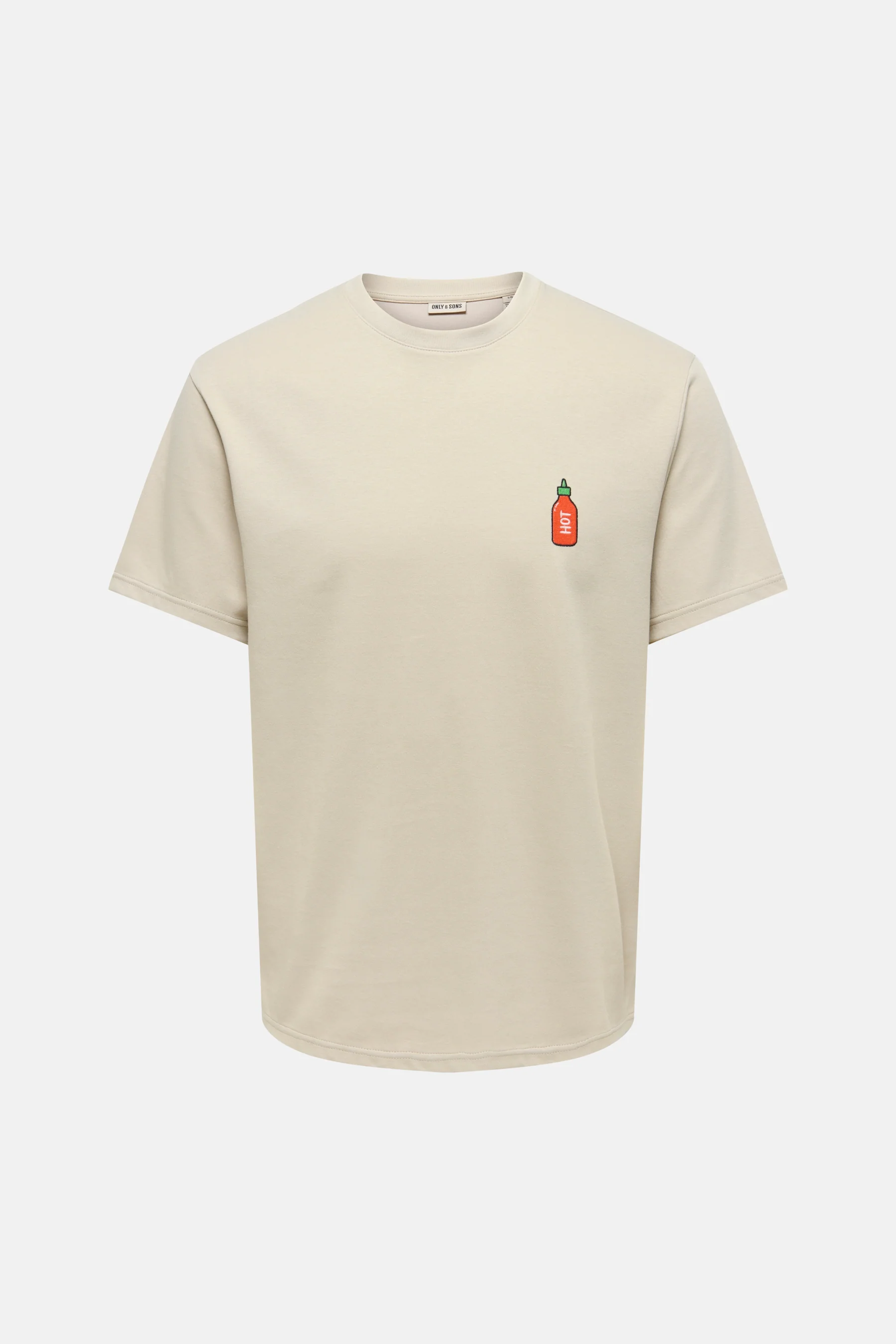 T-shirt met korte mouwen - beige