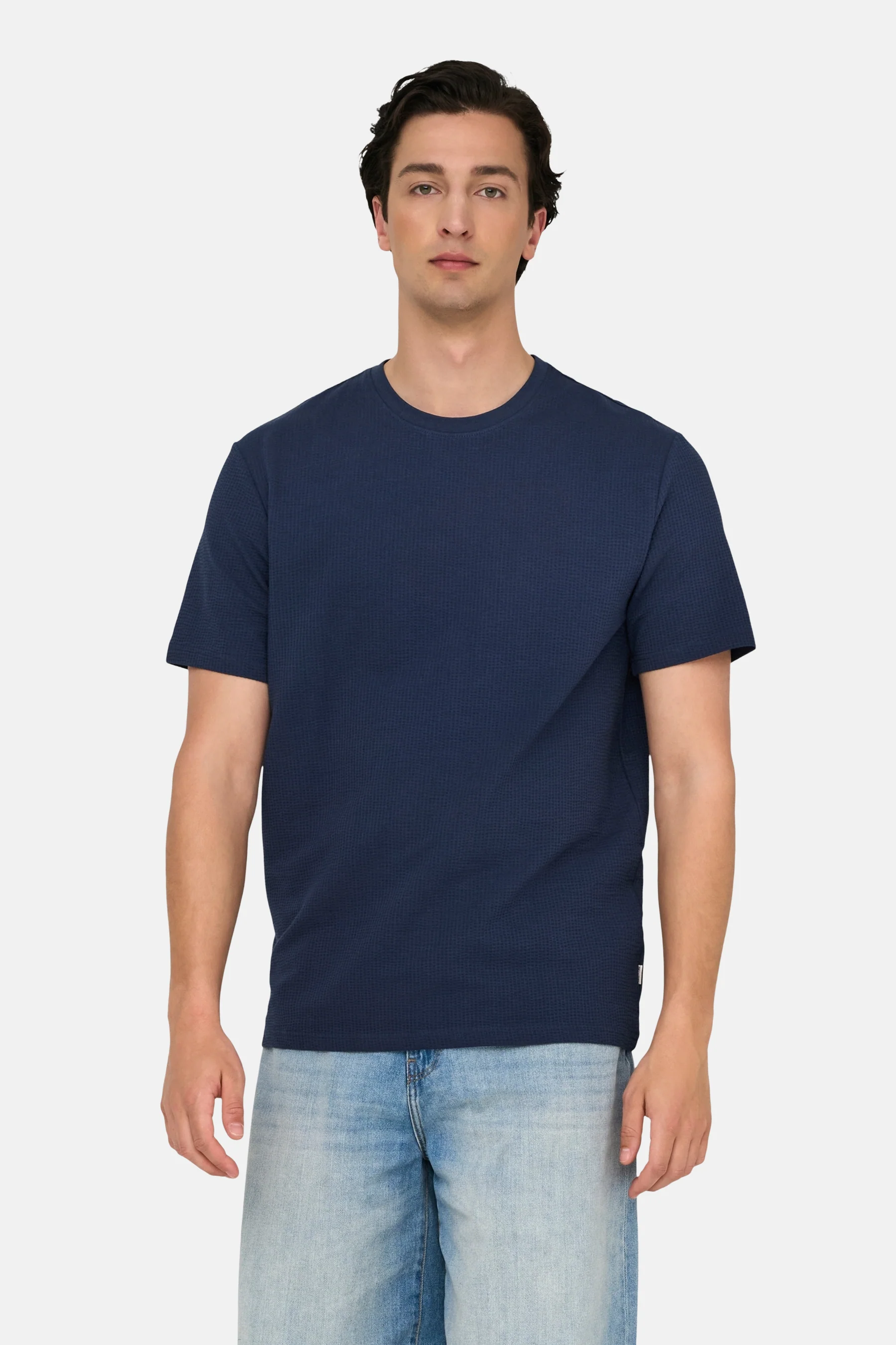 T-shirt met korte mouwen - blauw