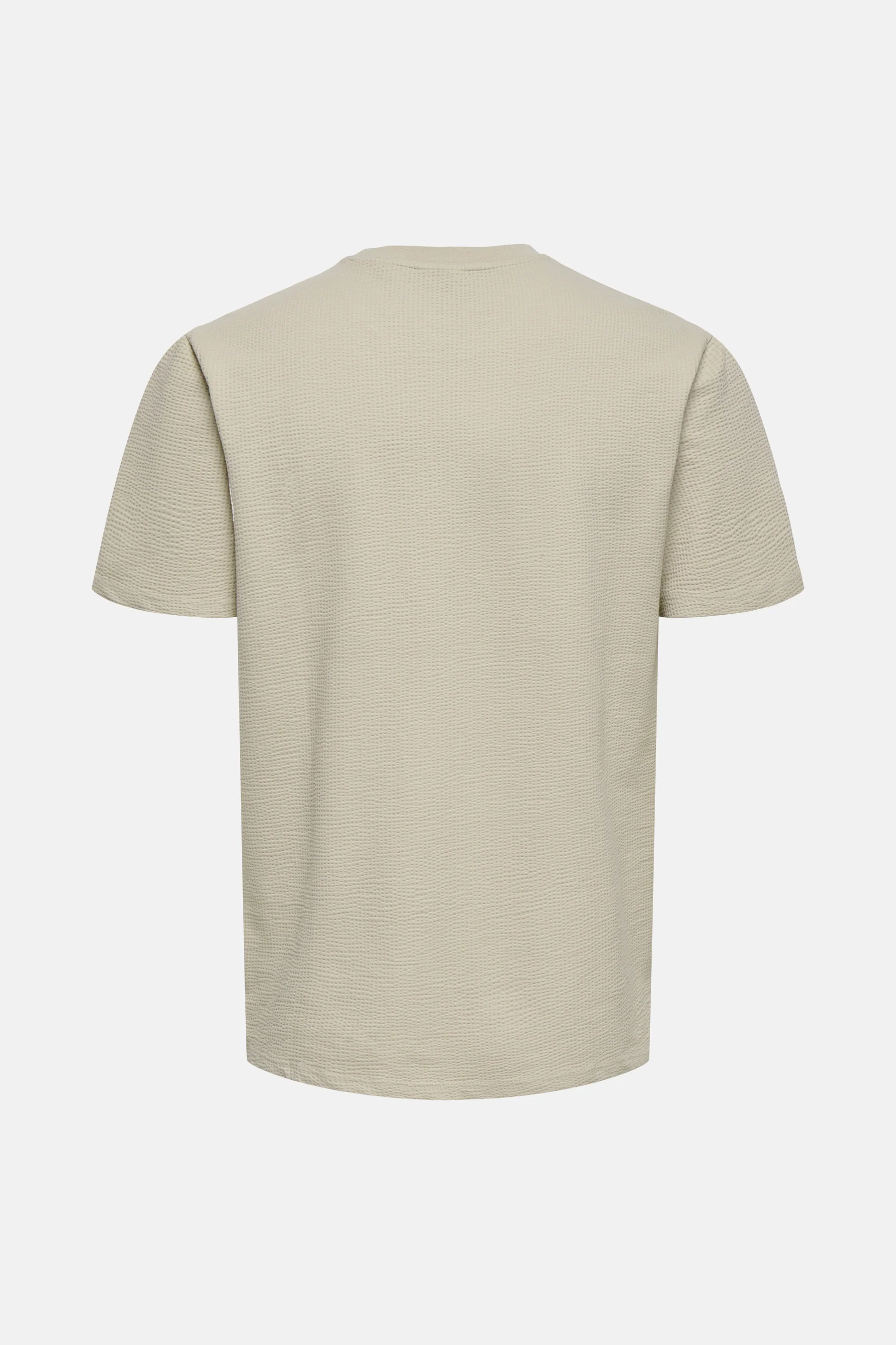 T-shirt met korte mouwen - Beige - Image 4